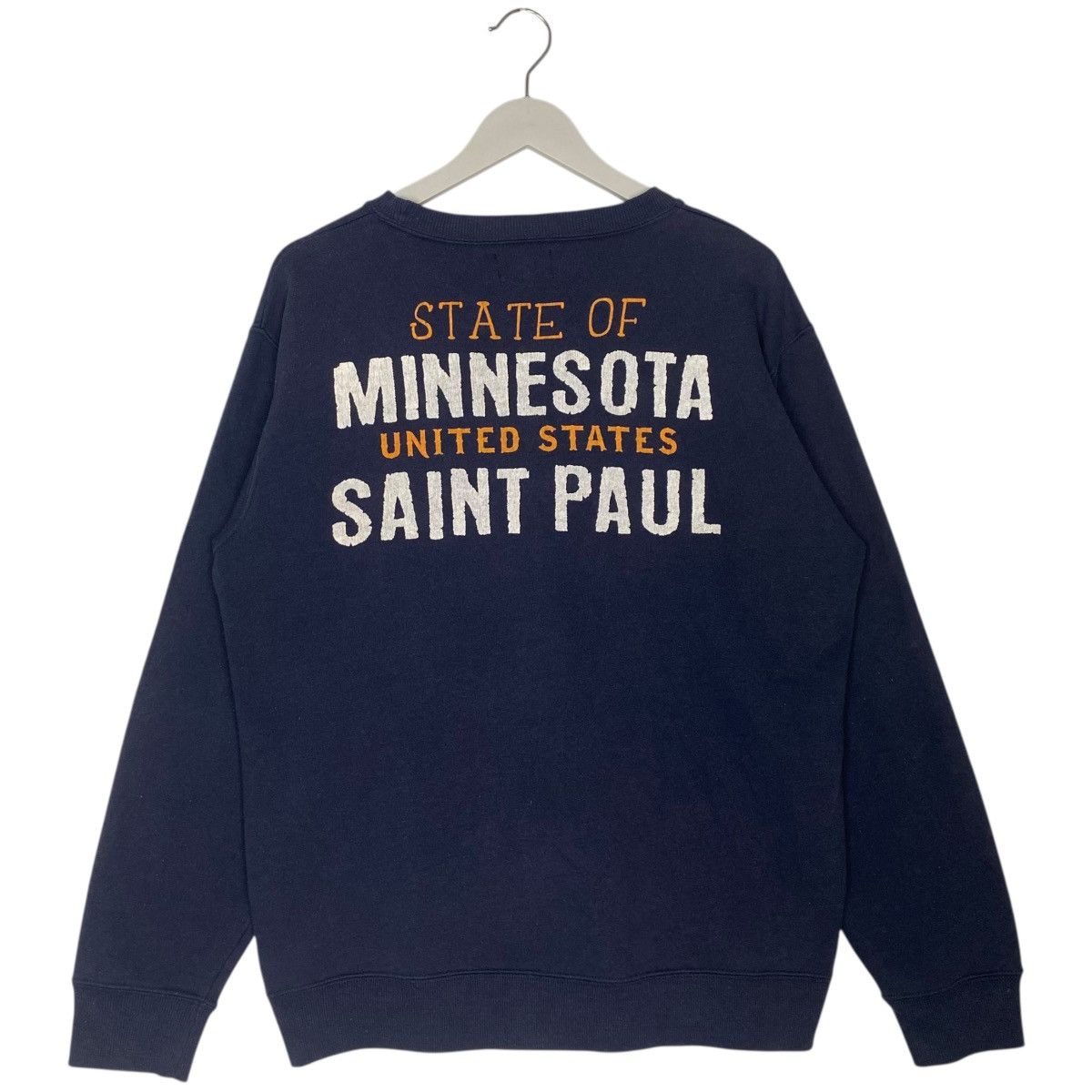 Vintage Vintage Panhand Crewneck Sweatshirt Navy Blue Jumper Size L Size US L / EU 52-54 / 3 - 4 Thumbnail