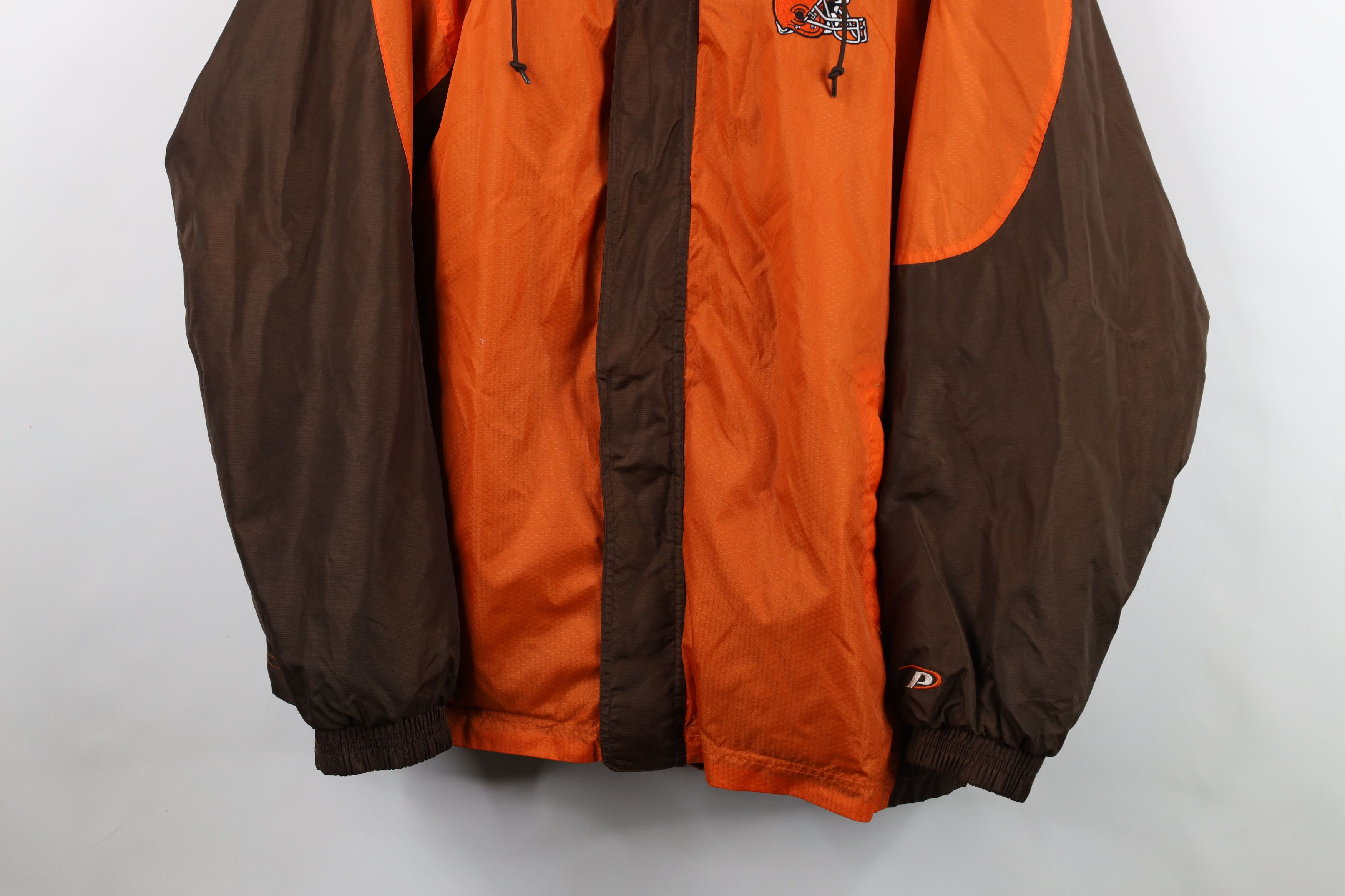 Vintage Vintage 2 In 1 Cleveland Football Hooded Jacket Orange Size US XL / EU 56 / 4 - 3 Thumbnail