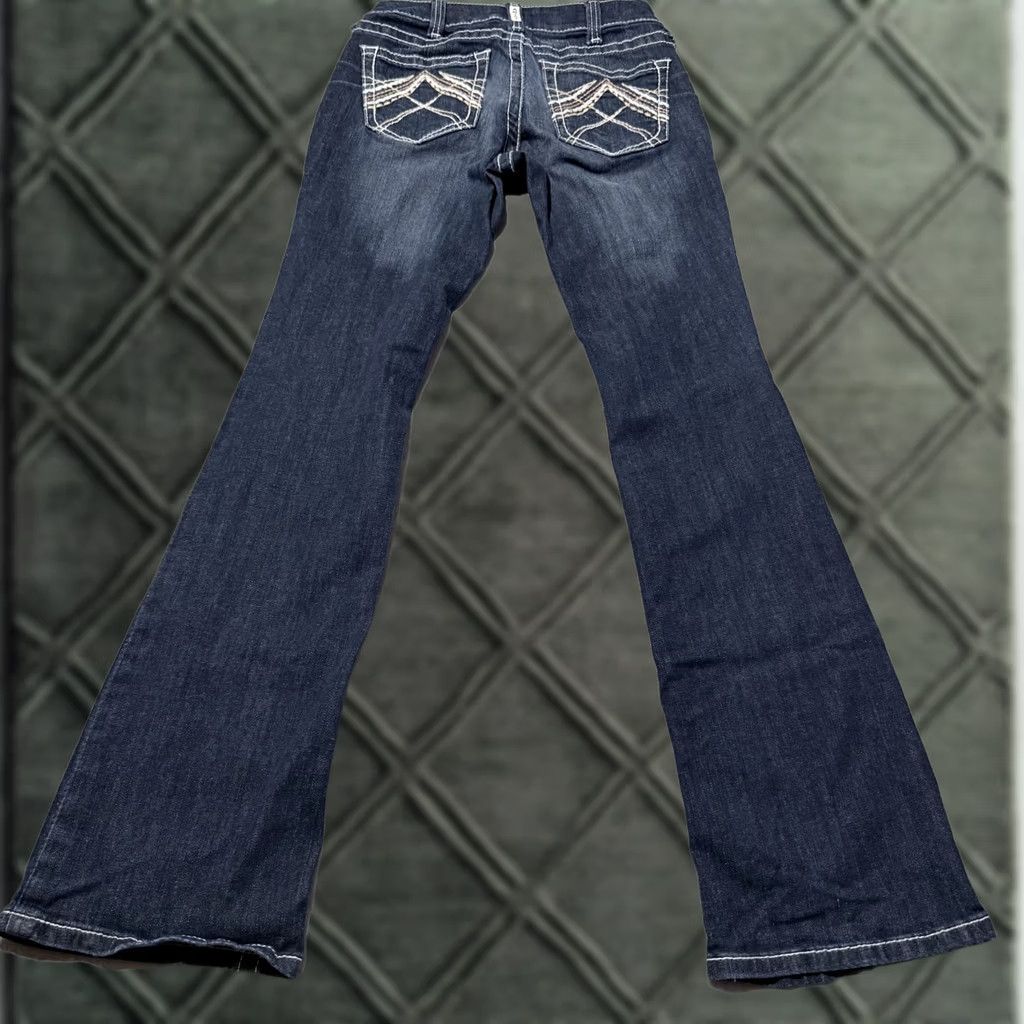 Ariat Ariat Jeans Blue Bootcut 26x31 Womens Low Rise Denim Jeans - 5-Pocket, Dark Wash, Button Zip, Regular Rise, City Cowboys & Western Womens Size 26" / US 2 / IT 38 - 1 Thumbnail