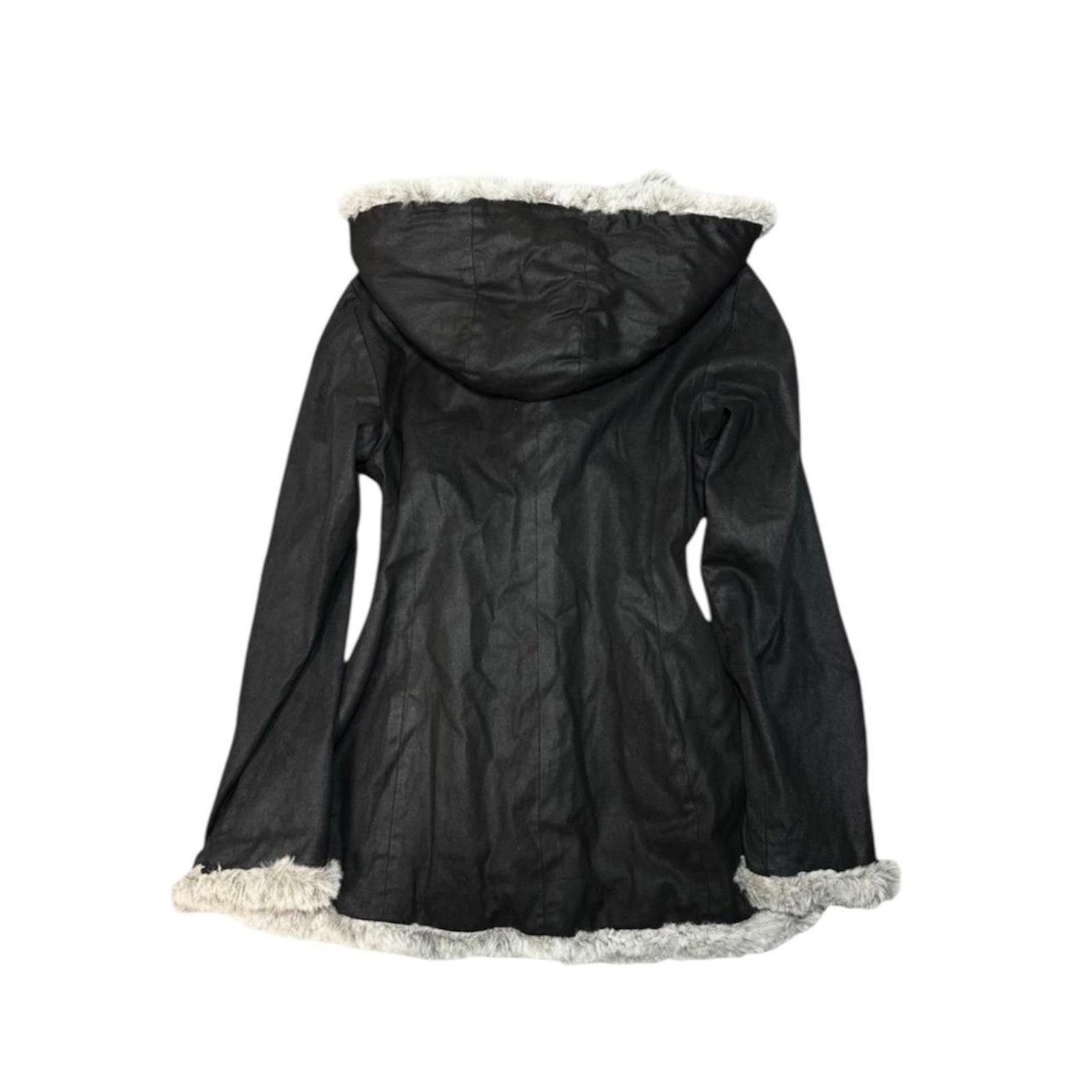Other Leather with fur whimsy goth penny lane style coat jacket Size XS / US 0-2 / IT 36-38 - 3 Thumbnail