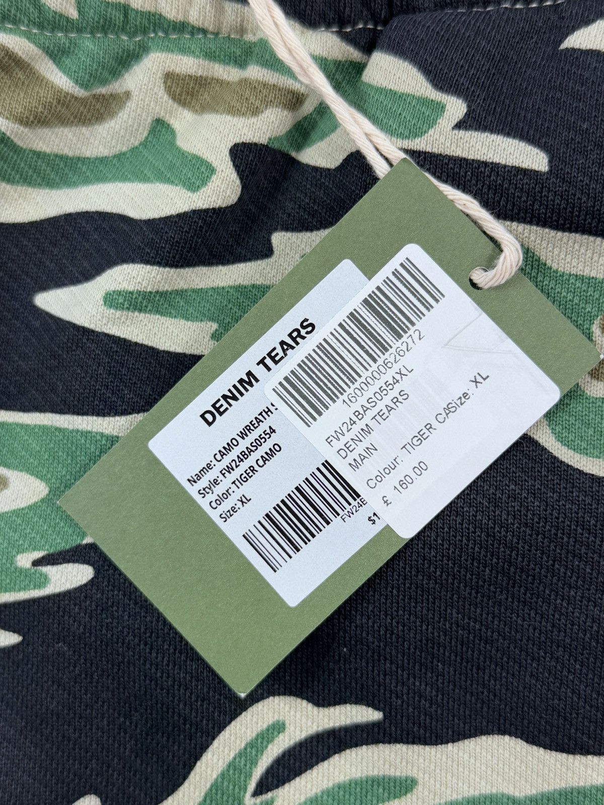 DENIM TEARS CAMOUFLAGE SWEATPANTS Size US 36 / EU 52 - 4 Thumbnail