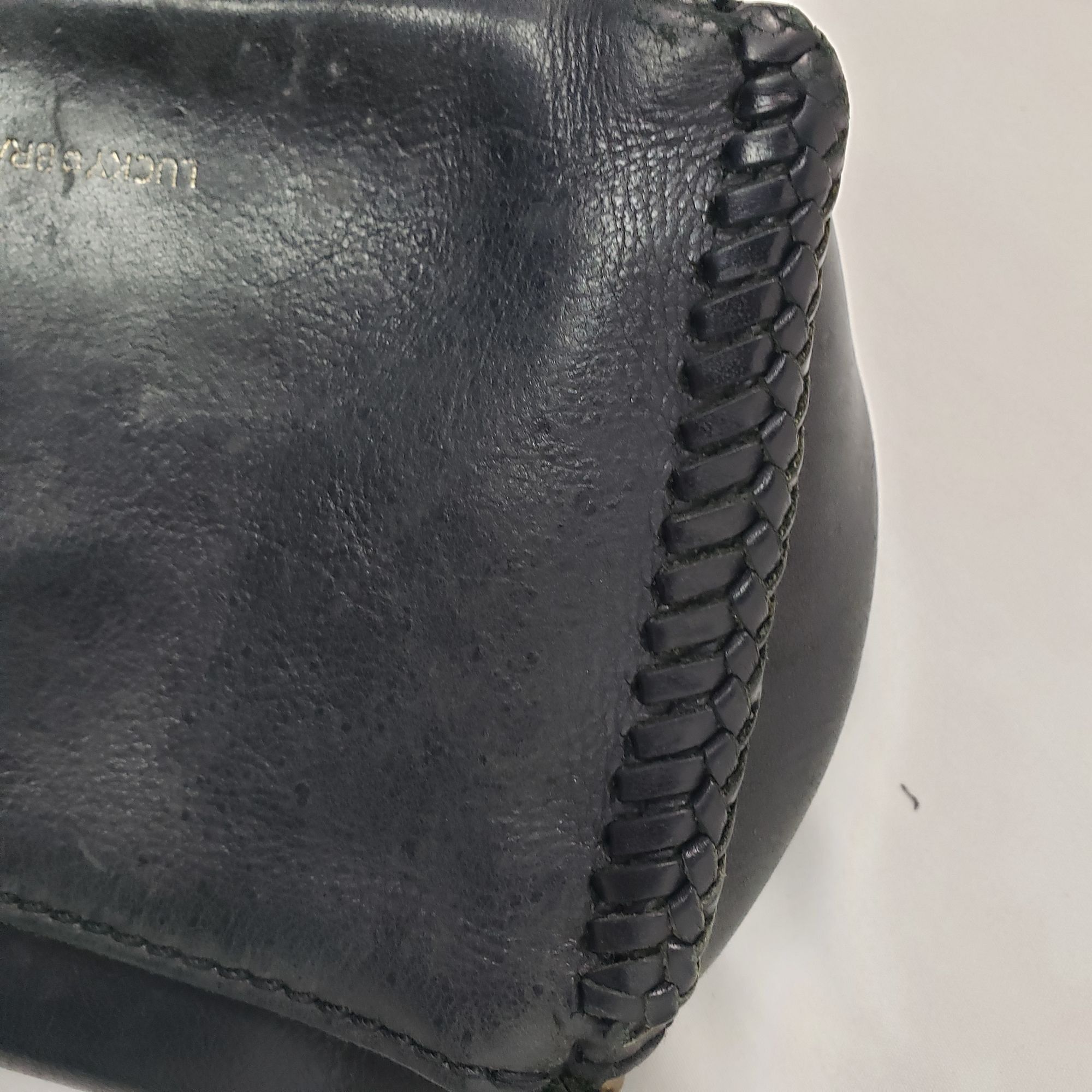 American Eagle Outfitters American Eagle Blk Italian Leather Mini Small Crossbody Bag Size ONE SIZE - 8 Thumbnail