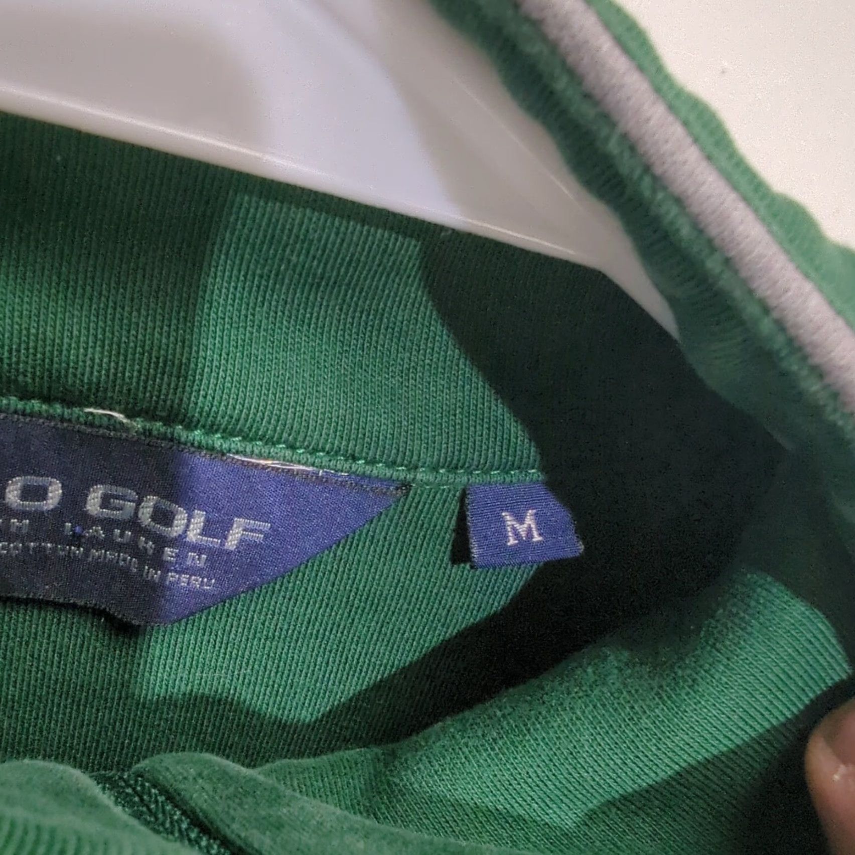 Ralph Lauren Polo Golf Ralph Lauren Mens Sweater Green Size Medium 1/4 Zip Pullover Knit Light Weight 100% Cotton Logo Classic Golf Mens Size US M / EU 48-50 / 2 - 3 Thumbnail