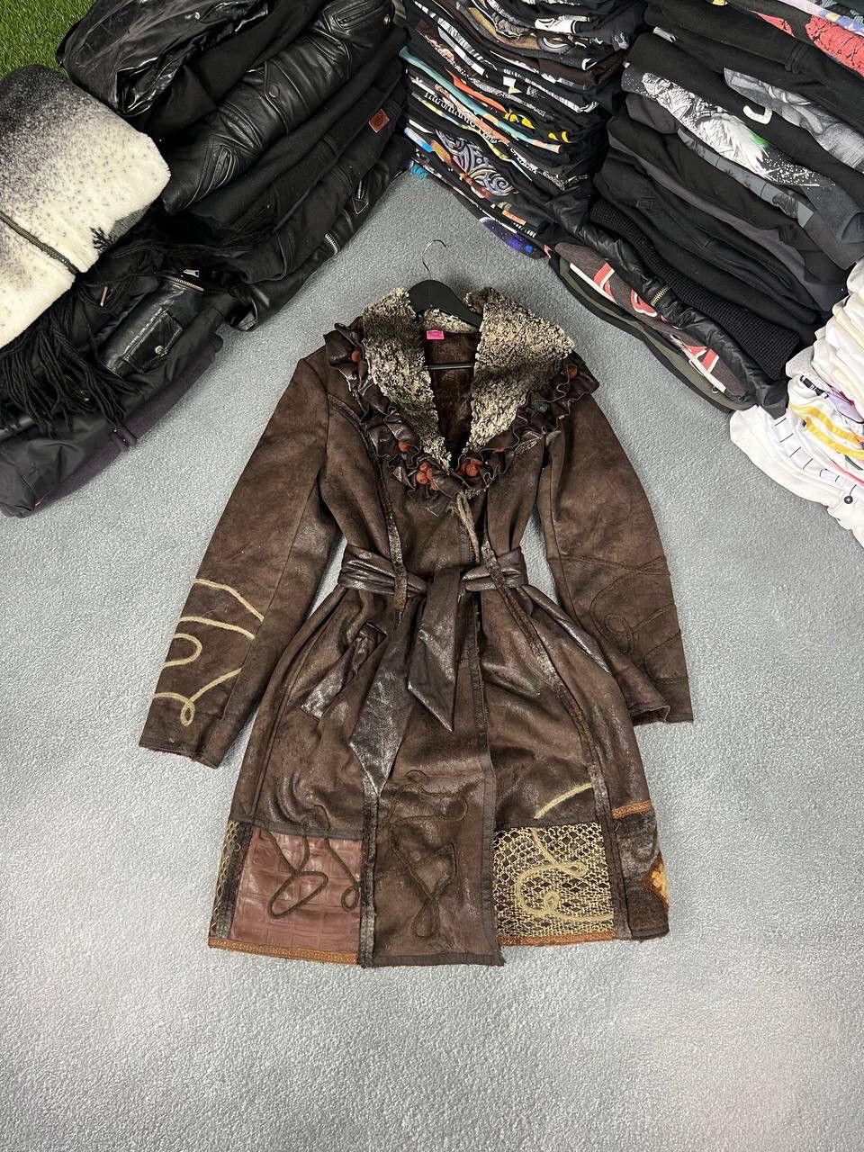 Save The Queen 00s Archival Futuristic Y2K Coat Jacket
