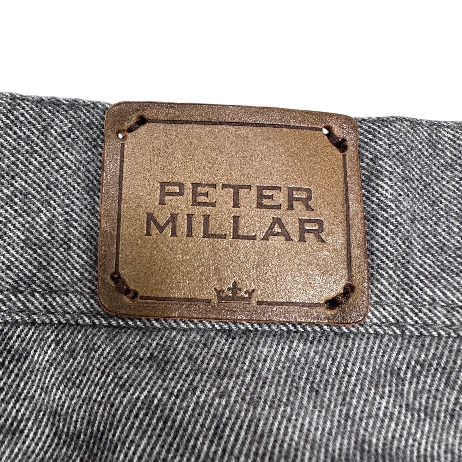 Peter Millar Peter Millar Flannel Brushed Cotton Chino Pants Men 36 Gray Size US 36 / EU 52 - 5 Thumbnail