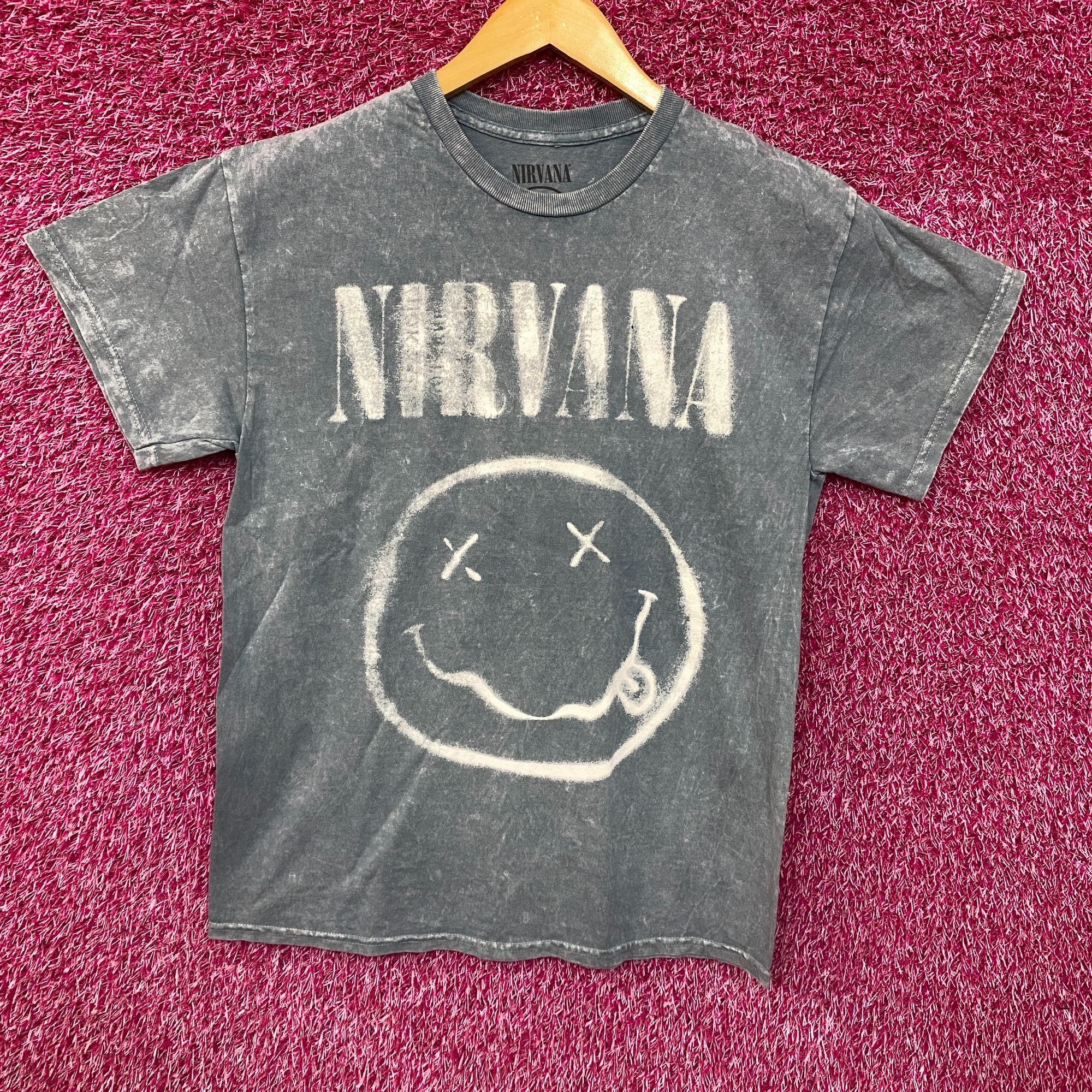 Nirvana Nirvana Nevermind Dead Smiley Gray T-Shirt Medium Size US M / EU 48-50 / 2 - 1 Thumbnail