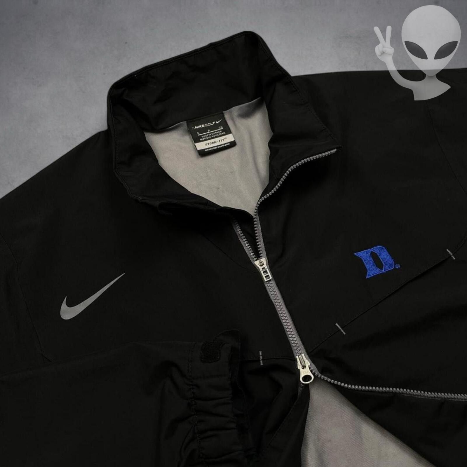 Nike Nike Golf Windbreaker Duke University Jacket Small Black Size US S / EU 44-46 / 1 - 1 Thumbnail