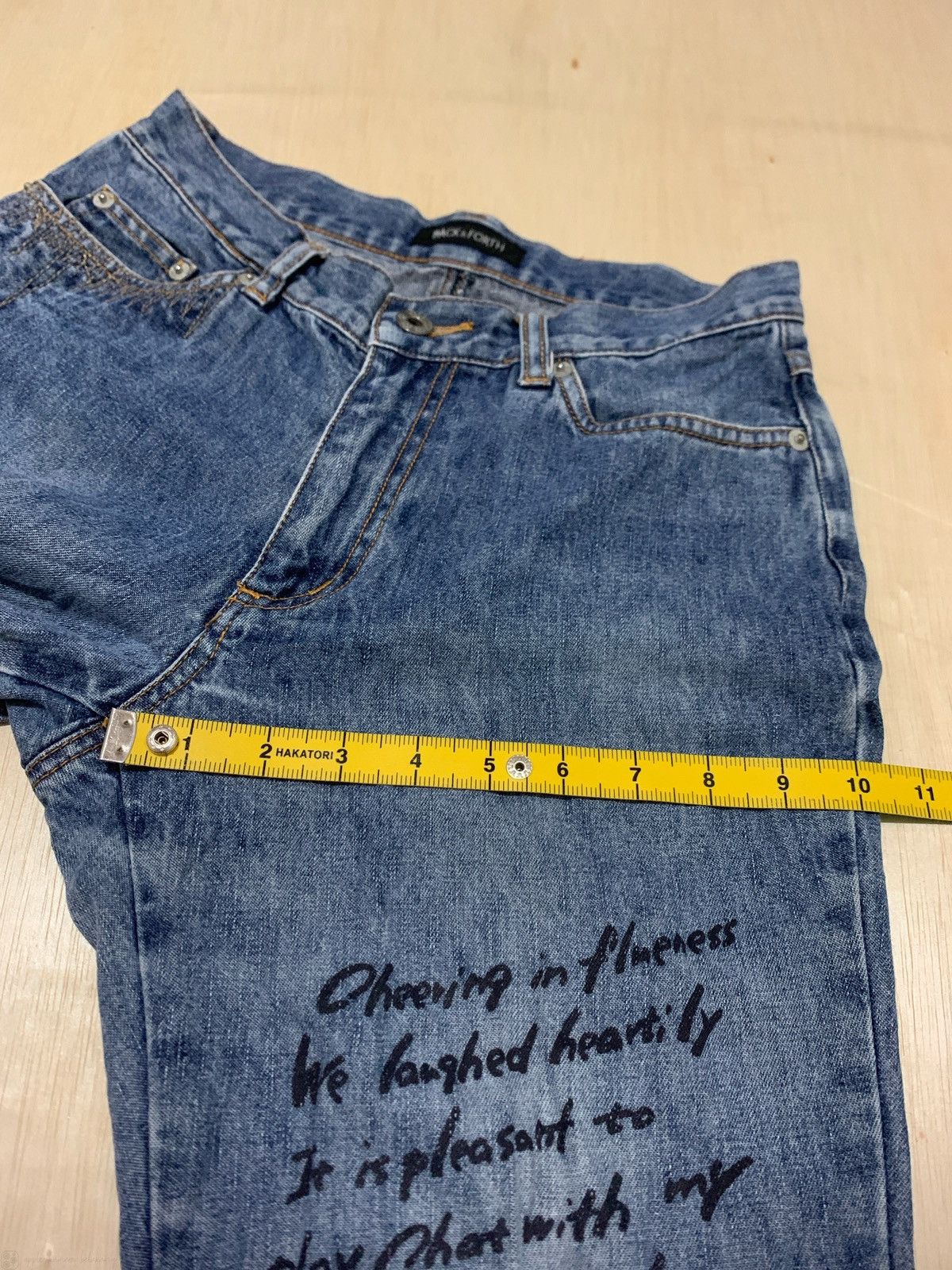 Hysteric Glamour × If Six Was Nine × Japanese Brand Vintage Flare Jeans Back&Forth Bootcut Size US 27 - 10 Thumbnail