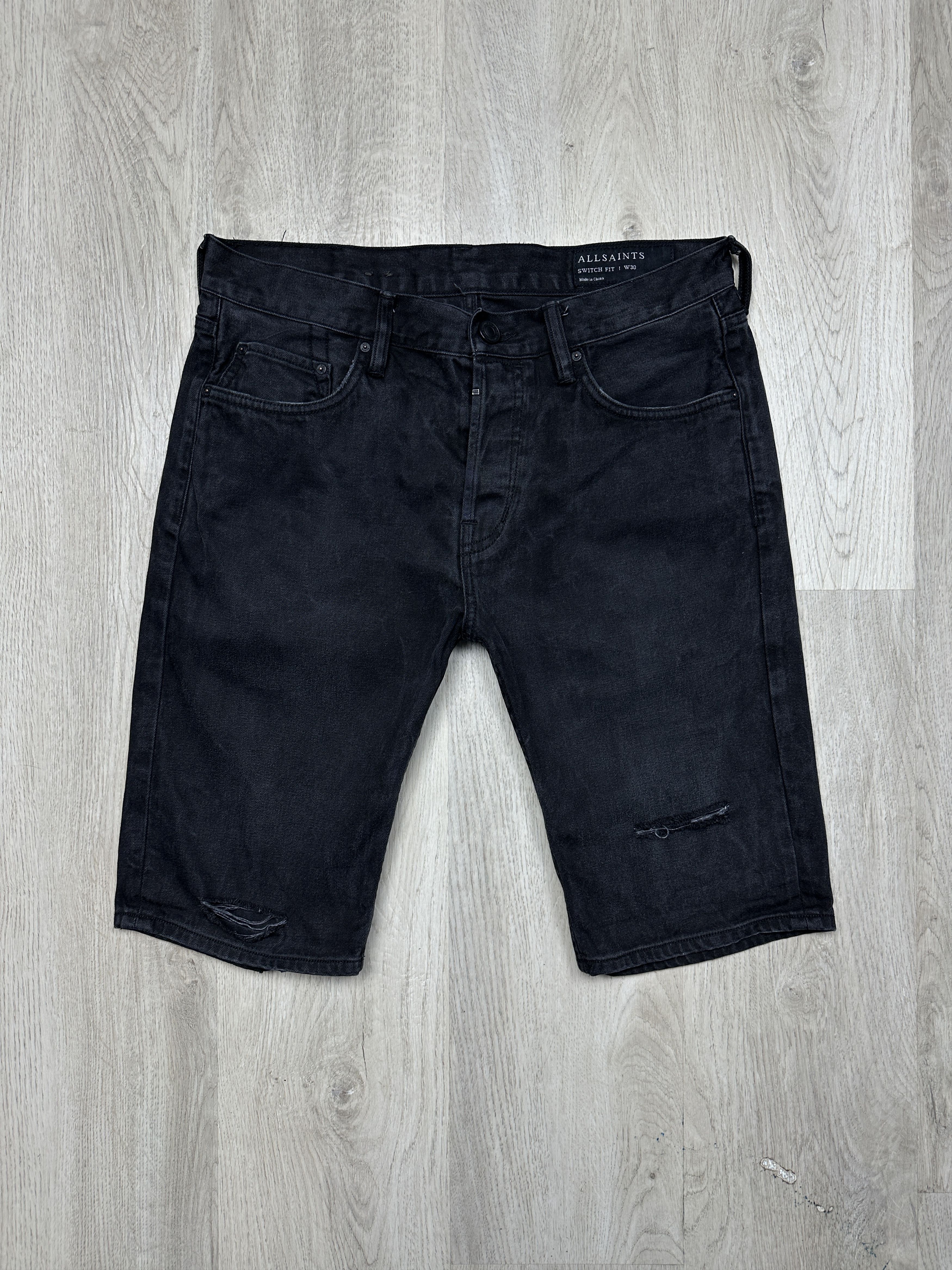Allsaints Allsaints Kanyama Mens Denim Shorts Size US 30 / EU 46 - 1 Thumbnail