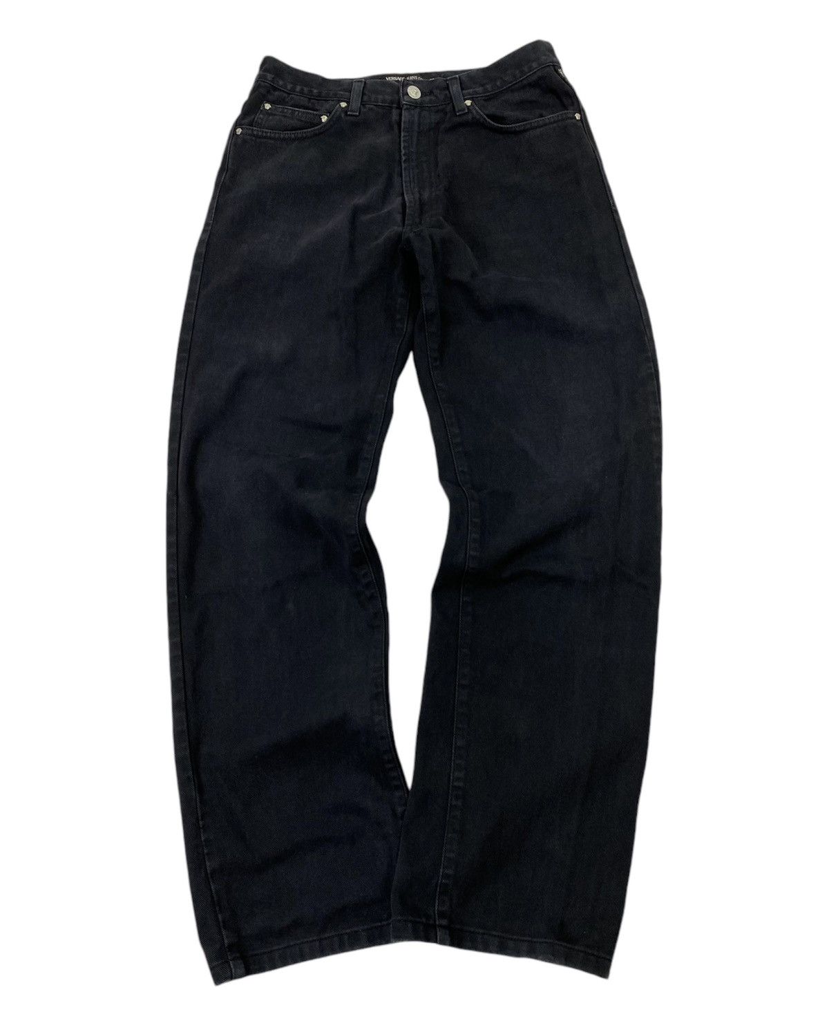 Versace Jeans Couture versace black jeans pant Size US 28 / EU 44 - 1 Thumbnail