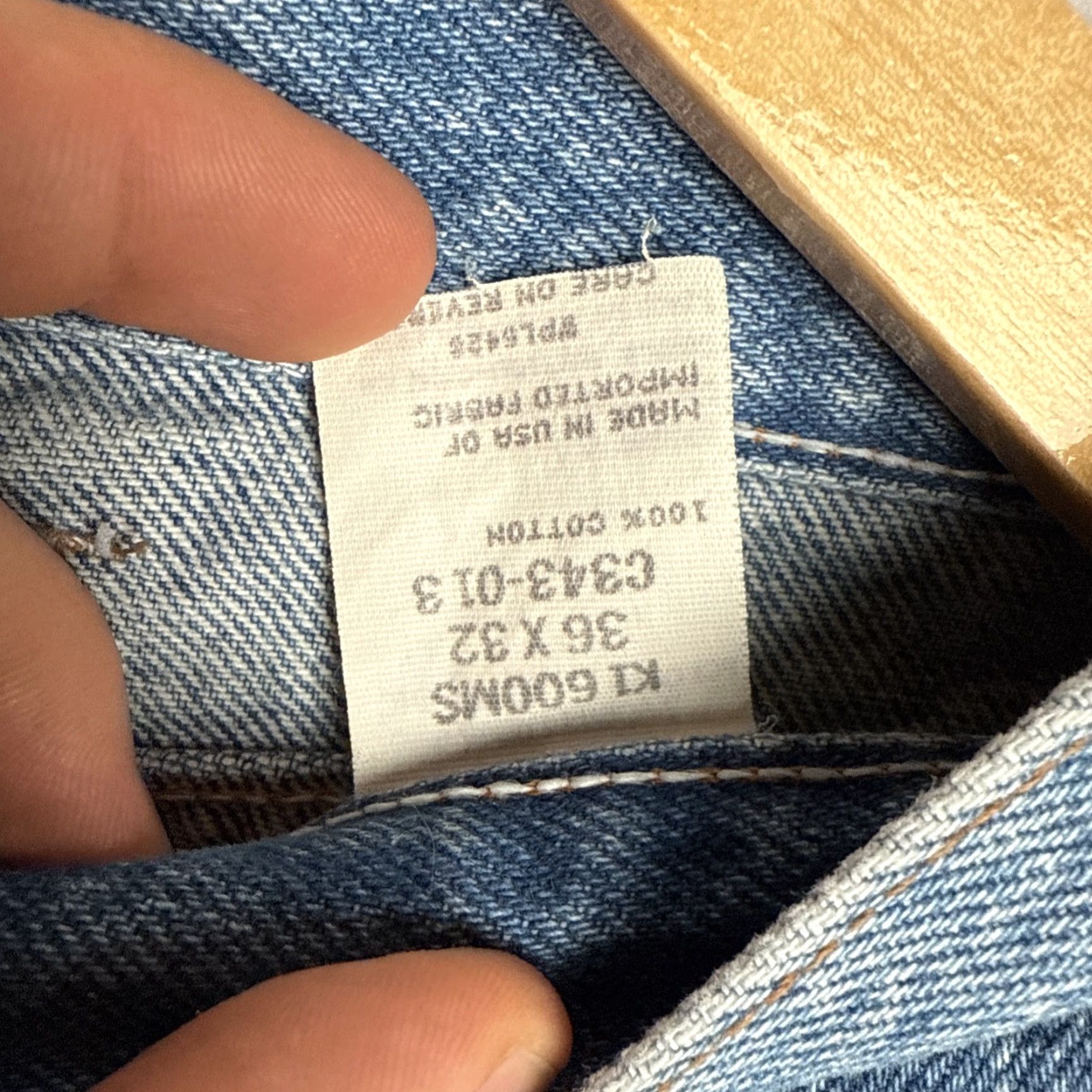 Route 66 VINTAGE Route 66 Jeans Men's Regular Fit 36x32 Light Wash Blue Straight 36 Inseam Mens Size US 36 / EU 52 - 4 Thumbnail