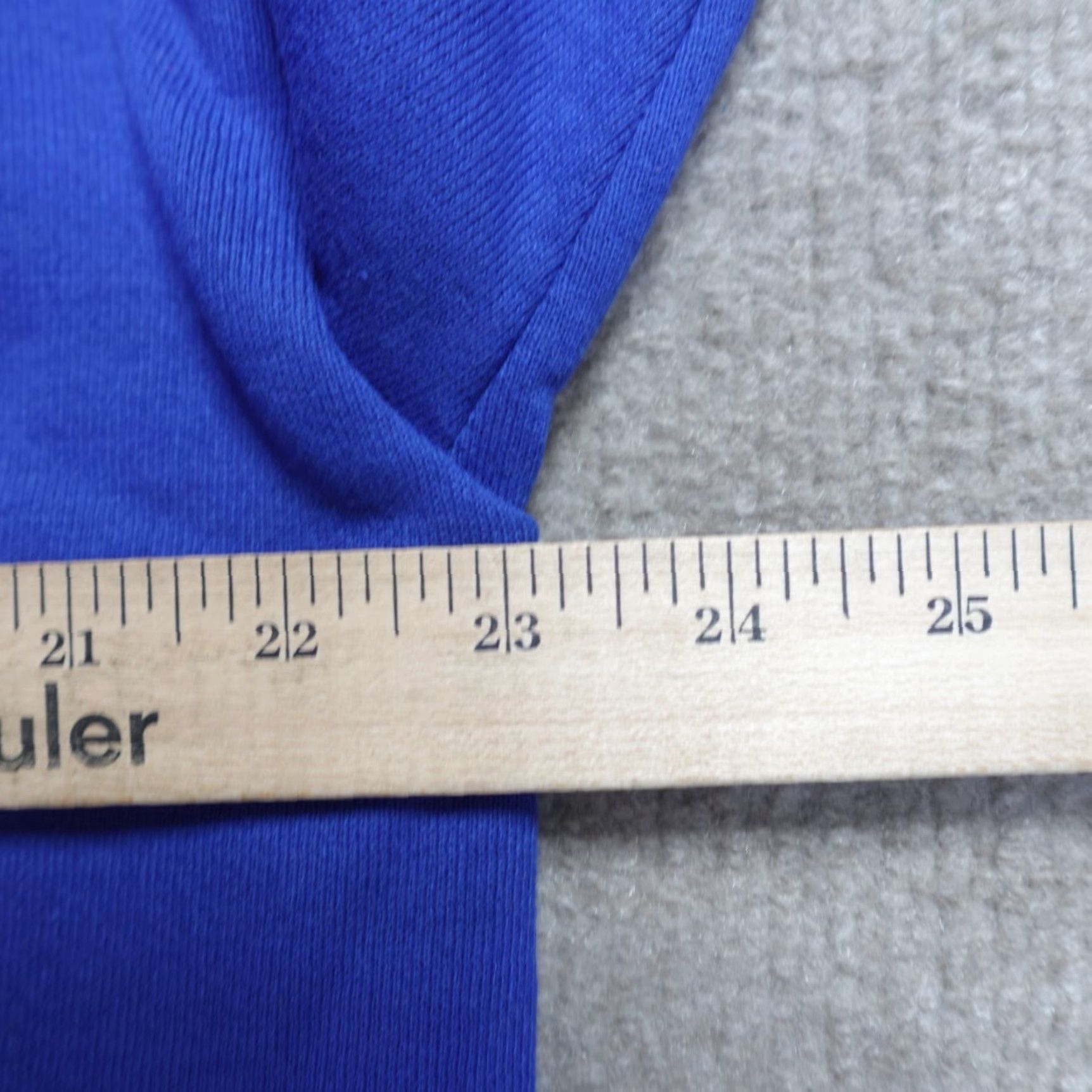Jerzees VINTAGE Jerzees Sweatshirt Crew Neck Blue L USA Pullover Men Blank Made in USA NEW Old Stock Size US L / EU 52-54 / 3 - 6 Thumbnail