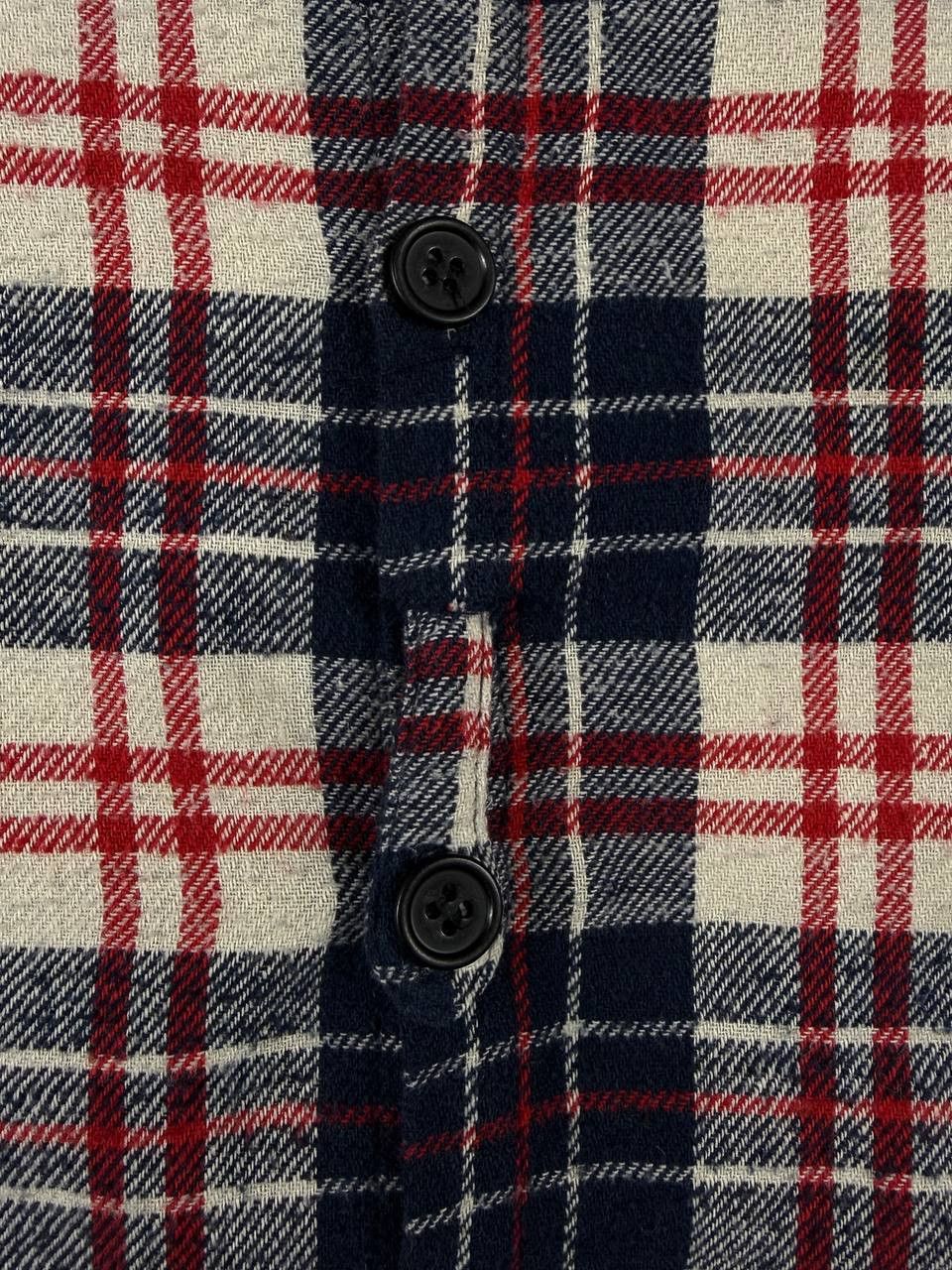 Greg Lauren Greg Lauren Flannel Plaid Shirt Long Sleeve Size US L / EU 52-54 / 3 - 6 Thumbnail