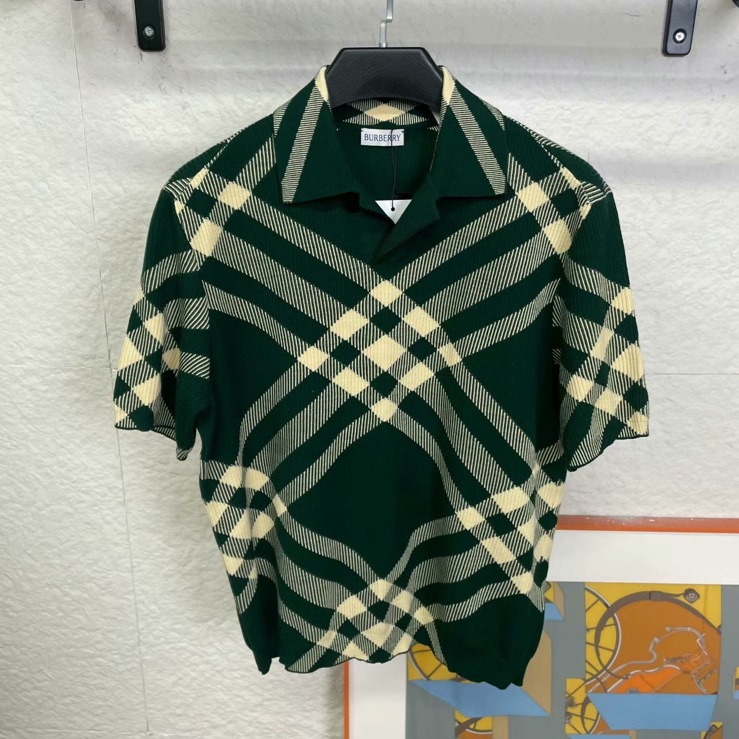 Burberry Burberry Check Knit Polo Shirt US M Size US M / EU 48-50 / 2 - 1 Thumbnail