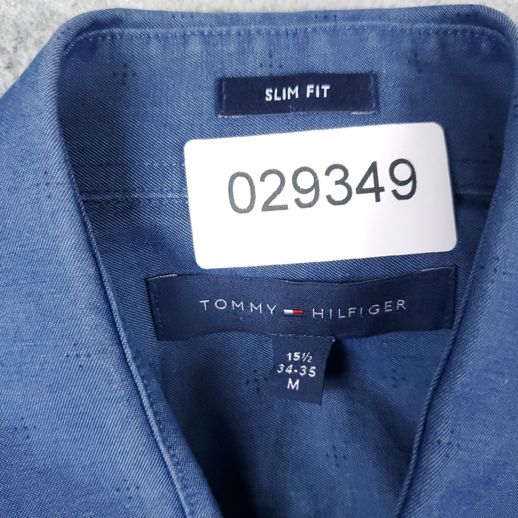 Tommy Hilfiger Tommy Hilfiger Shirt Mens Medium Blue Button-Up Long Sleeve Collared Cotton Classic Casual Dress Shirt Size US M / EU 48-50 / 2 - 6 Thumbnail