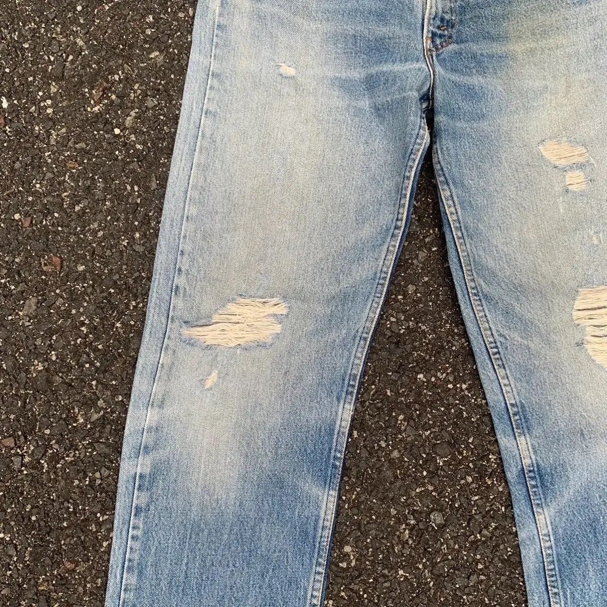 Levi's 1990’s Vtg Levi’s Jeans Orange Tab Distressed Denim Pants Size US 32 / EU 48 - 5 Thumbnail