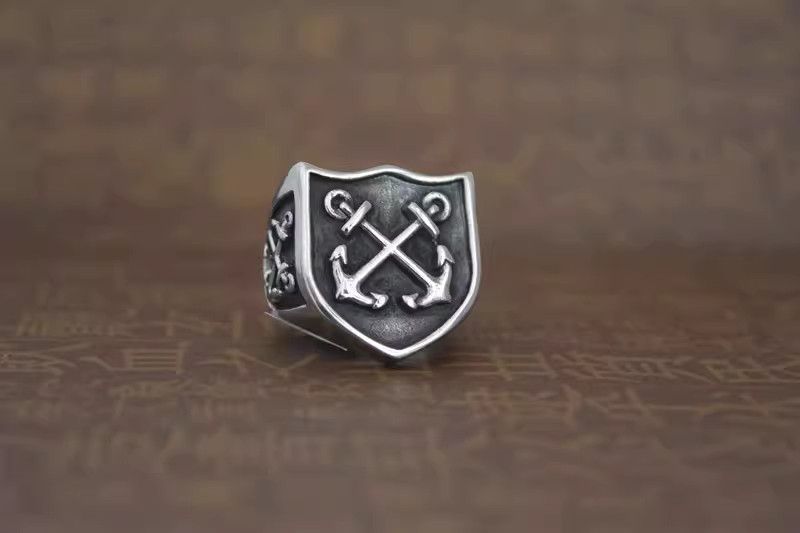 Jewelry Vintage Jewelry Rings Open Size Chrome Ring (Size 7-13) Size ONE SIZE - 2 Thumbnail