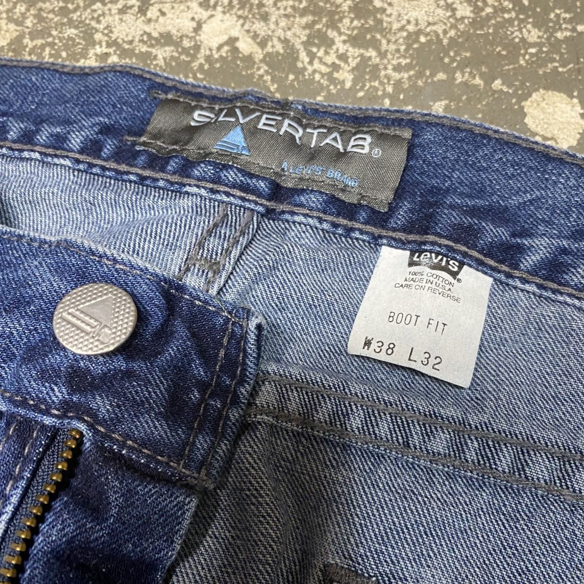 Levi's × Vintage Vintage Levi’s SilverTab Navy Baggy Boot Cut Fit Pants USA Size US 39 - 3 Thumbnail