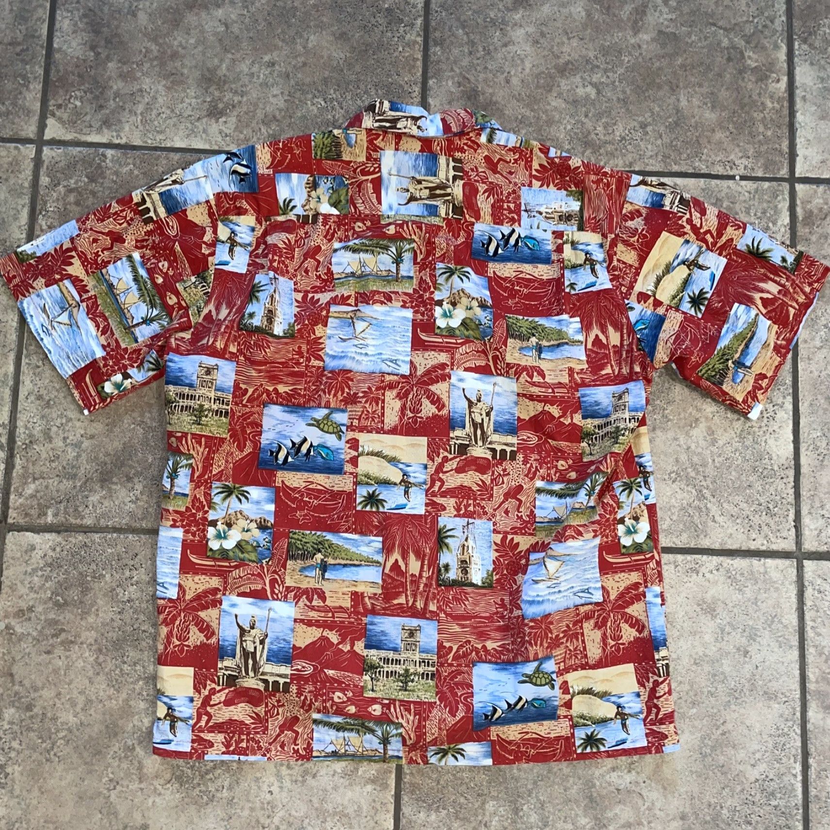 Hilo Hattie Hilo Hattie Hawaiian Original Red Hawaiian Shirt Mens L Size US L / EU 52-54 / 3 - 4 Thumbnail