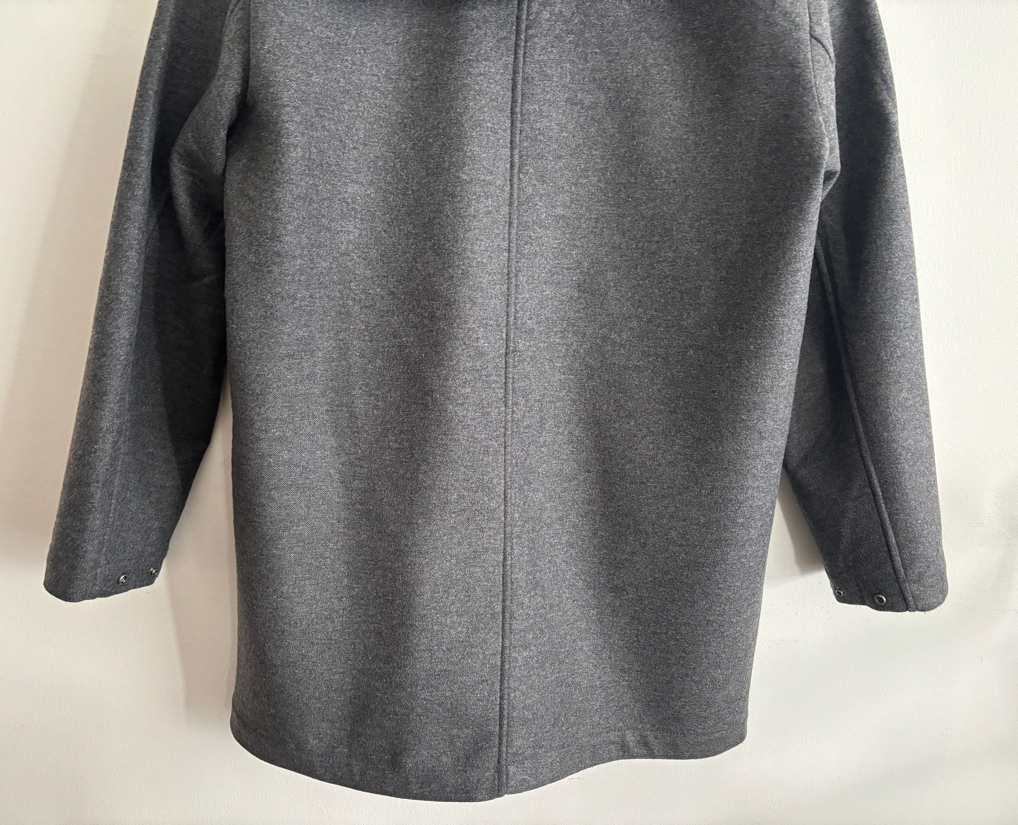A.P.C. $635 Grey Wool Blend Hooded Mathieu Overcoat/ Parka -Medium Size US M / EU 48-50 / 2 - 12 Thumbnail