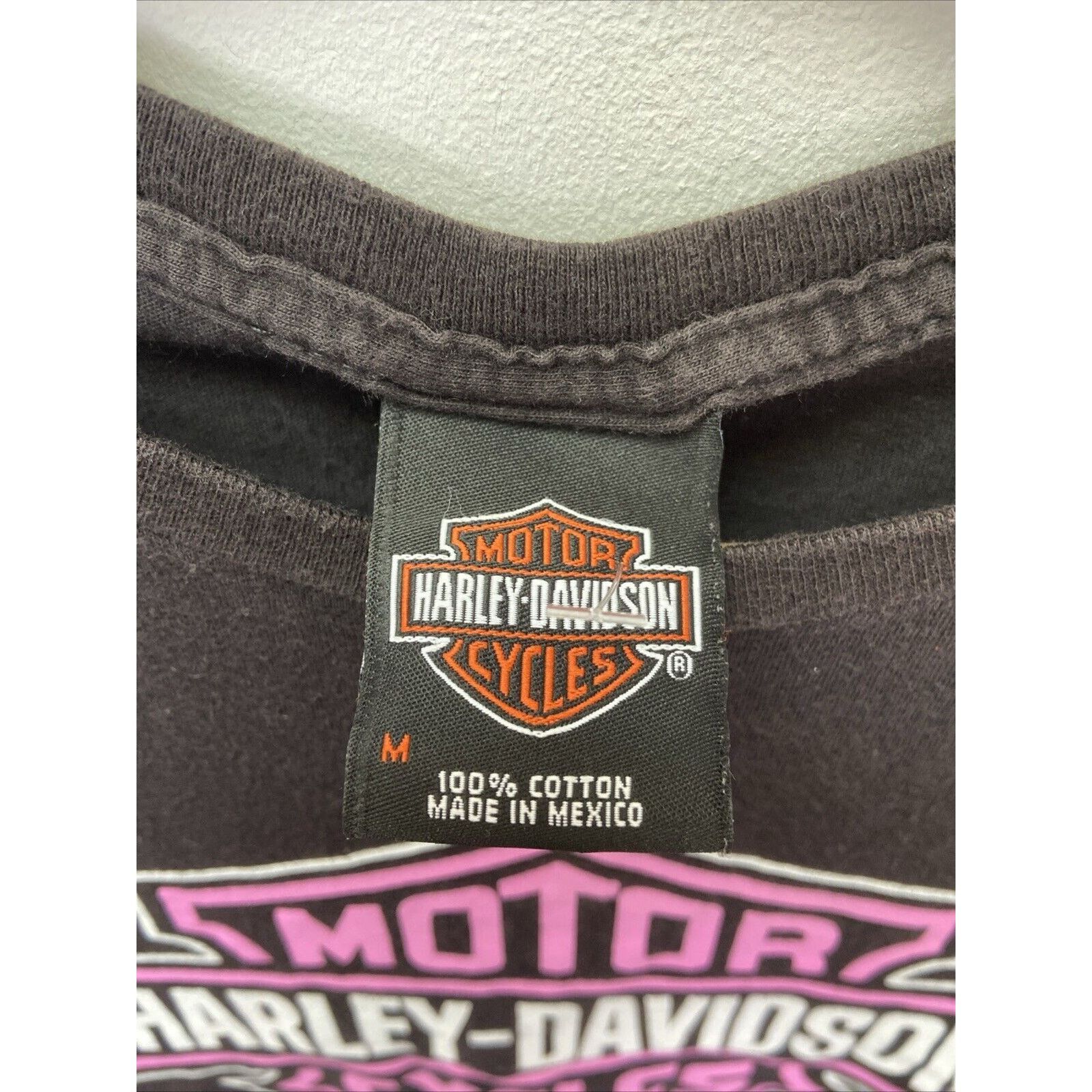 Harley Davidson Harley Davidson Women’s 2011 Y2K Pink Baby Tee Size Medium Size M / US 6-8 / IT 42-44 - 3 Thumbnail