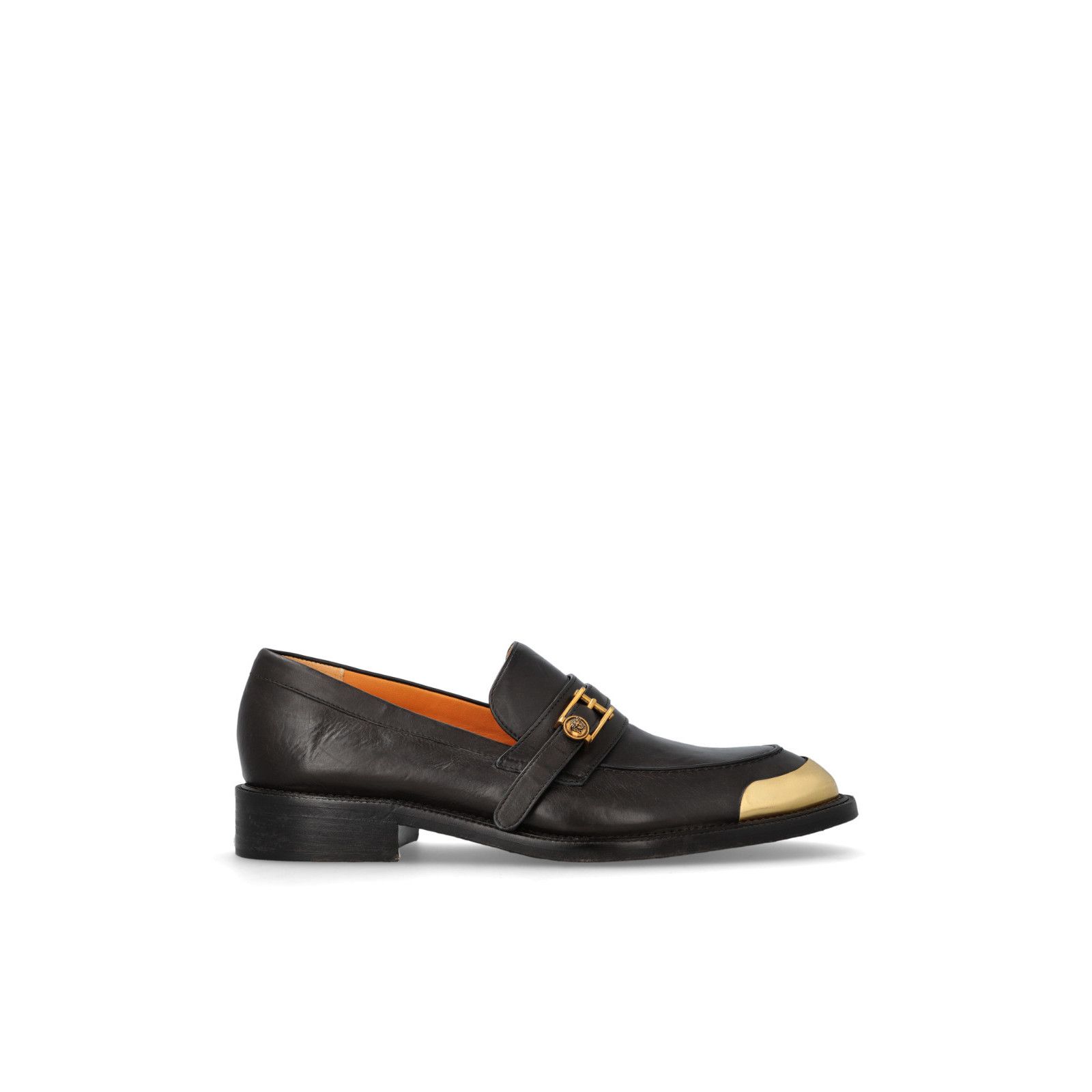 Versace VERSACE Primo Brown Leather Loafers New And Authentic (Men's Size US 10 / EU 43 - 1 Thumbnail