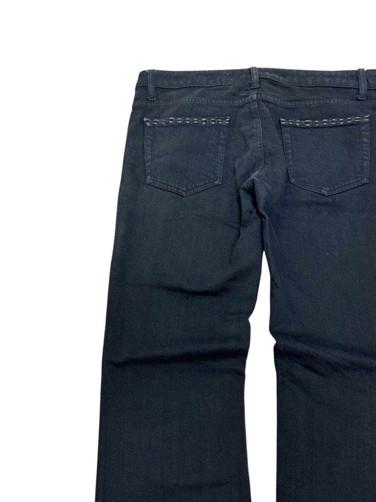 Fendi Fendi Black Denim Jeans Unisex Straight Cut Low Rise Size US 30 / EU 46 - 11 Thumbnail
