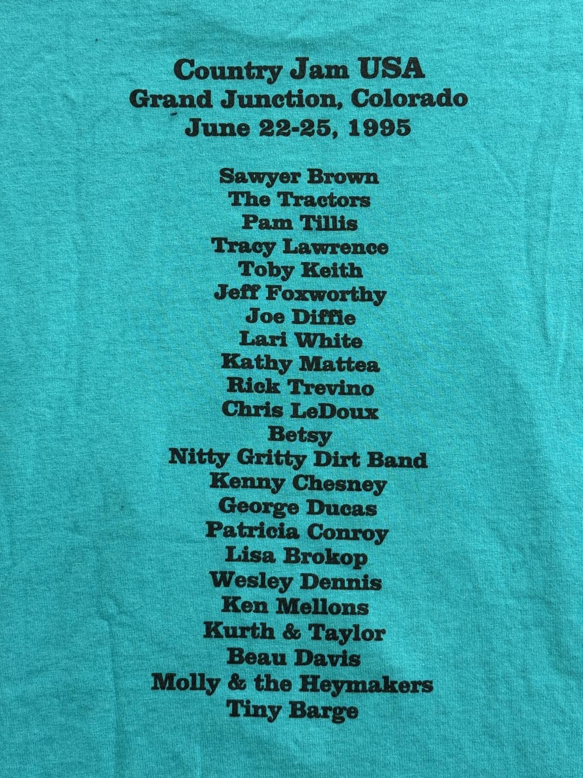 Fruit Of The Loom VTG Country Jam T-shirt 1995 Grand Junction Colorado XXL Size US XXL / EU 58 / 5 - 5 Thumbnail