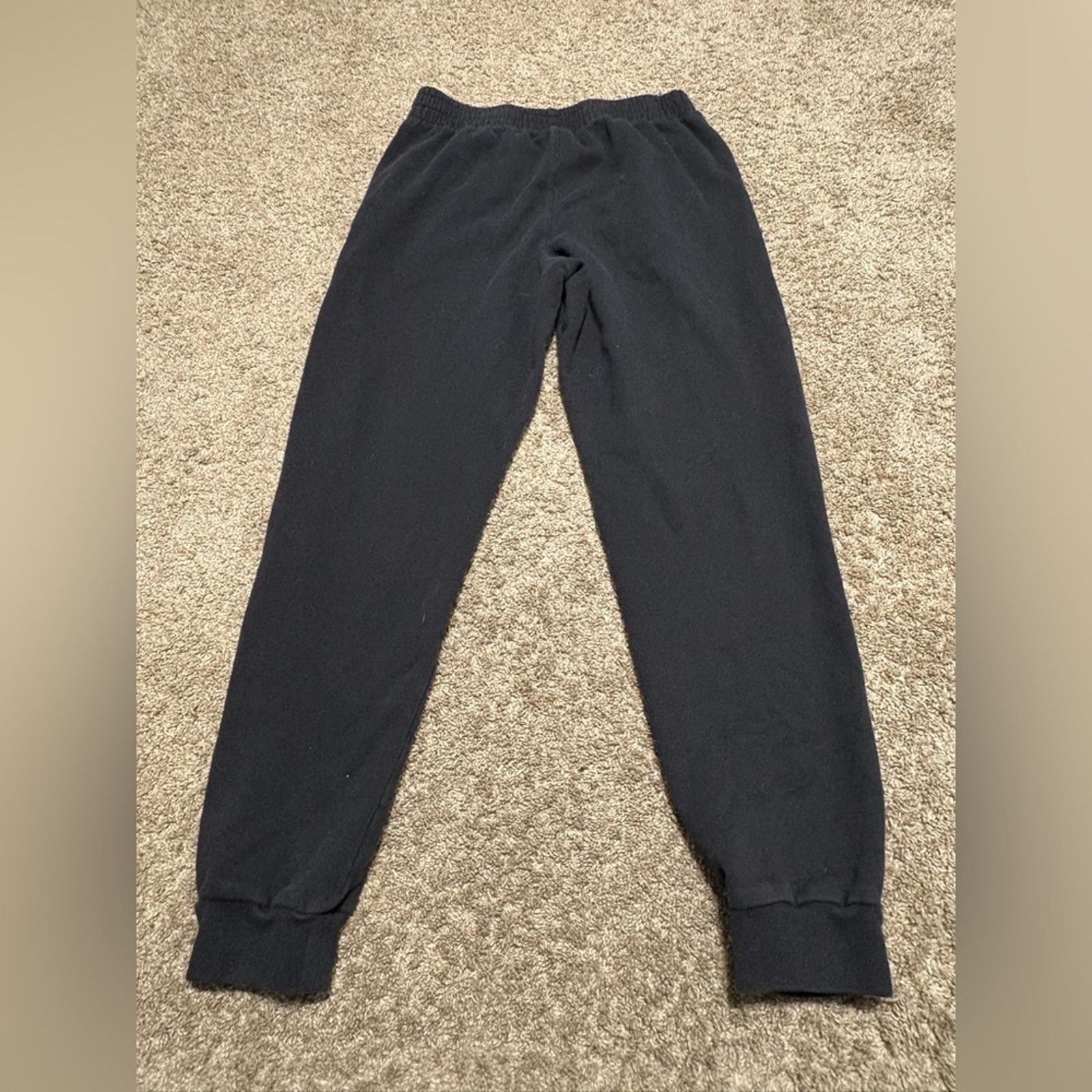 Adidas (Adidas) Black Comfy Sweatpants: Size Large Size 28" / US 6 / IT 42 - 2 Thumbnail