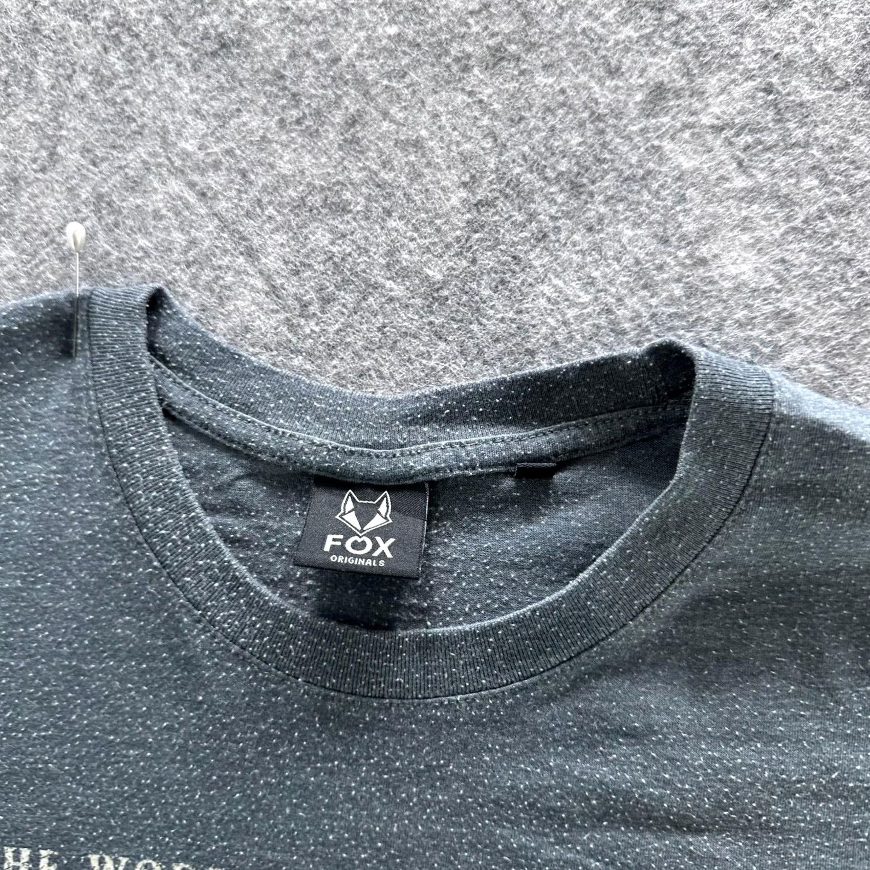 Vintage FOX Originals Shirt Mens L Black Belfast Northern Ireland Graphic Tee Crewneck Size US L / EU 52-54 / 3 - 5 Thumbnail