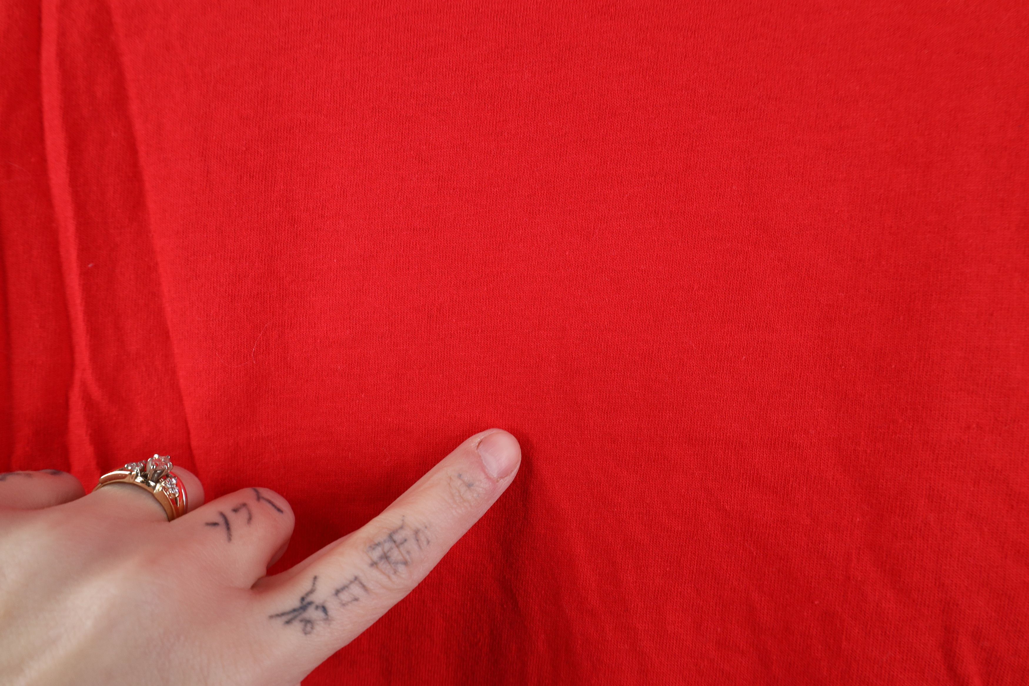 Hanes Vintage 80s 90s Hanes Short Sleeve T-Shirt Cotton Red USA Size US XL / EU 56 / 4 - 9 Thumbnail