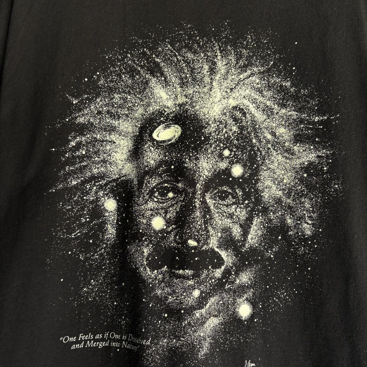 Other Vintage Albert Einstein Cotton Expressions MenXL BlackTShirt Size US XL / EU 56 / 4 - 3 Thumbnail