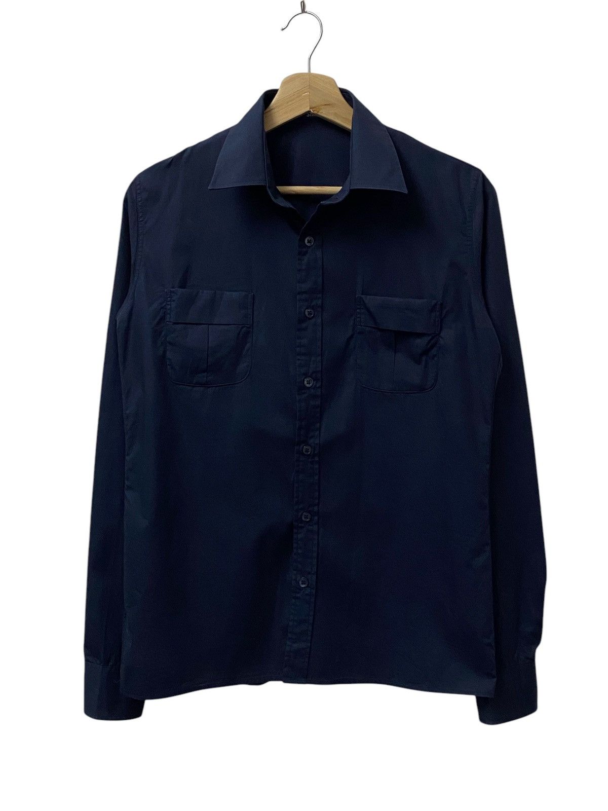 Raf Simons Raf Simons Slim Fit Casual Button Ups Shirt Size US S / EU 44-46 / 1 - 4 Thumbnail
