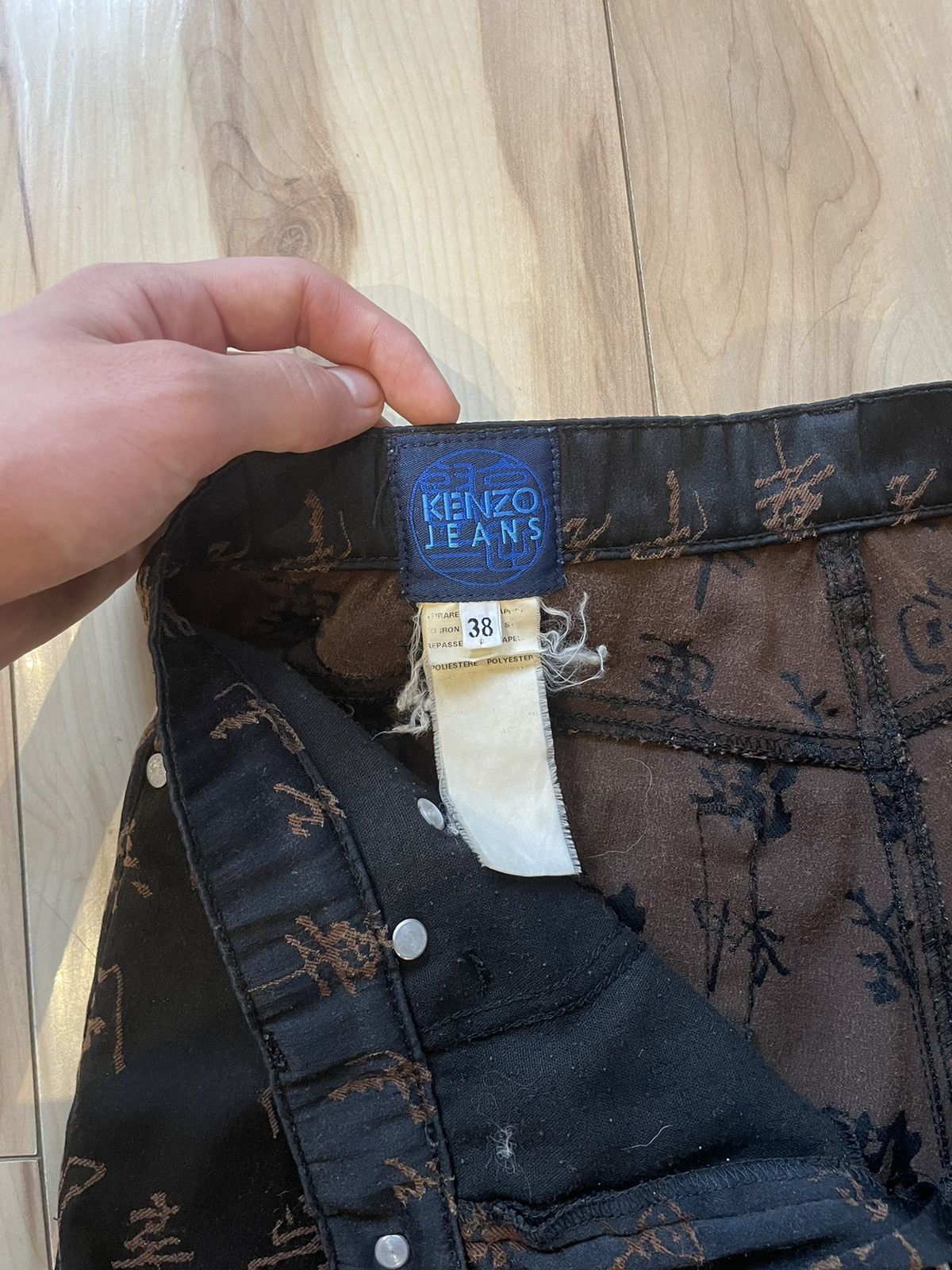 Japanese Brand × Kenzo Jeans Kenzo Japanese Style Y2K Avant Garde Size 27" / US 4 / IT 40 - 6 Thumbnail