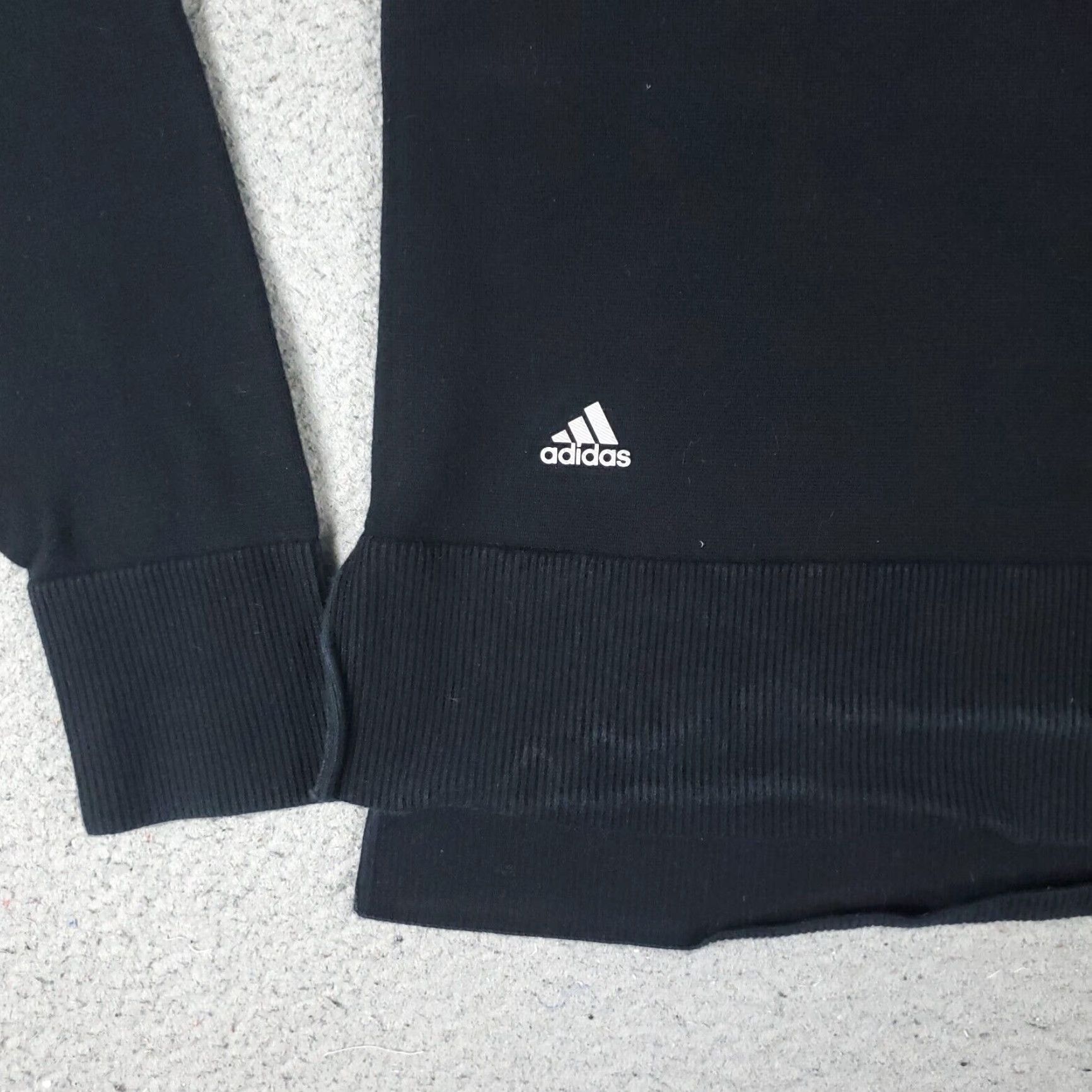 Adidas Adidas Womens Black Crew Neck Long Sleeve Pullover Sweater XS Size XS / US 0-2 / IT 36-38 - 3 Thumbnail
