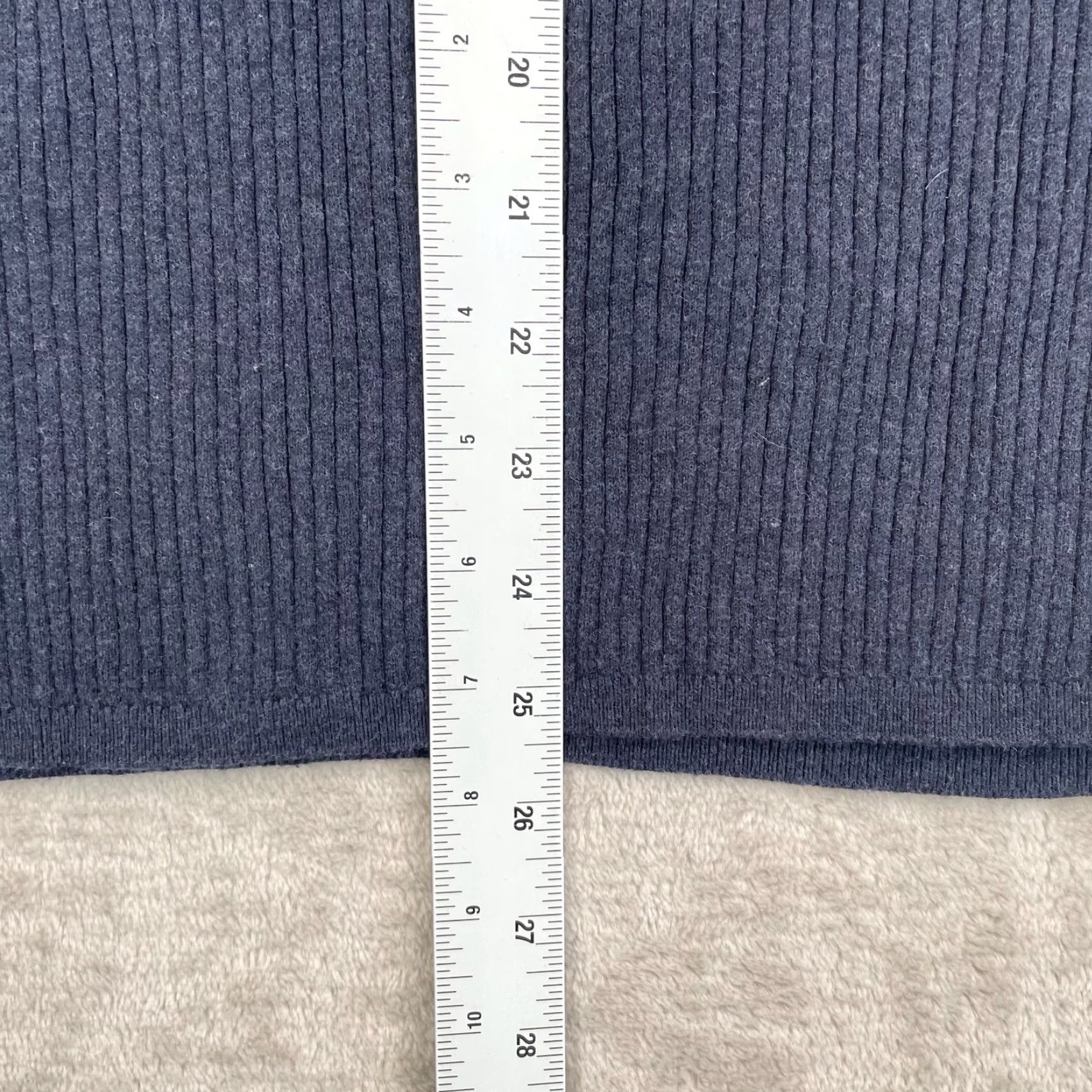 John Varvatos John Varvatos Henley Sweater Men L Navy Camel Hair Blend Ribbed USA Size L Blue Solid Vintage No Size US L / EU 52-54 / 3 - 6 Thumbnail