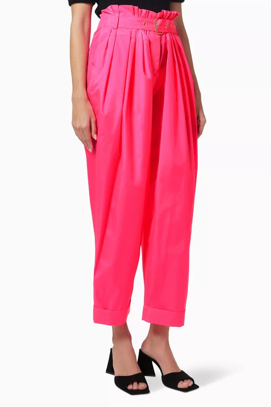 Balmain o1y0625 Casual Pant in Fuchsia Size 27" / US 4 / IT 40 - 1 Thumbnail