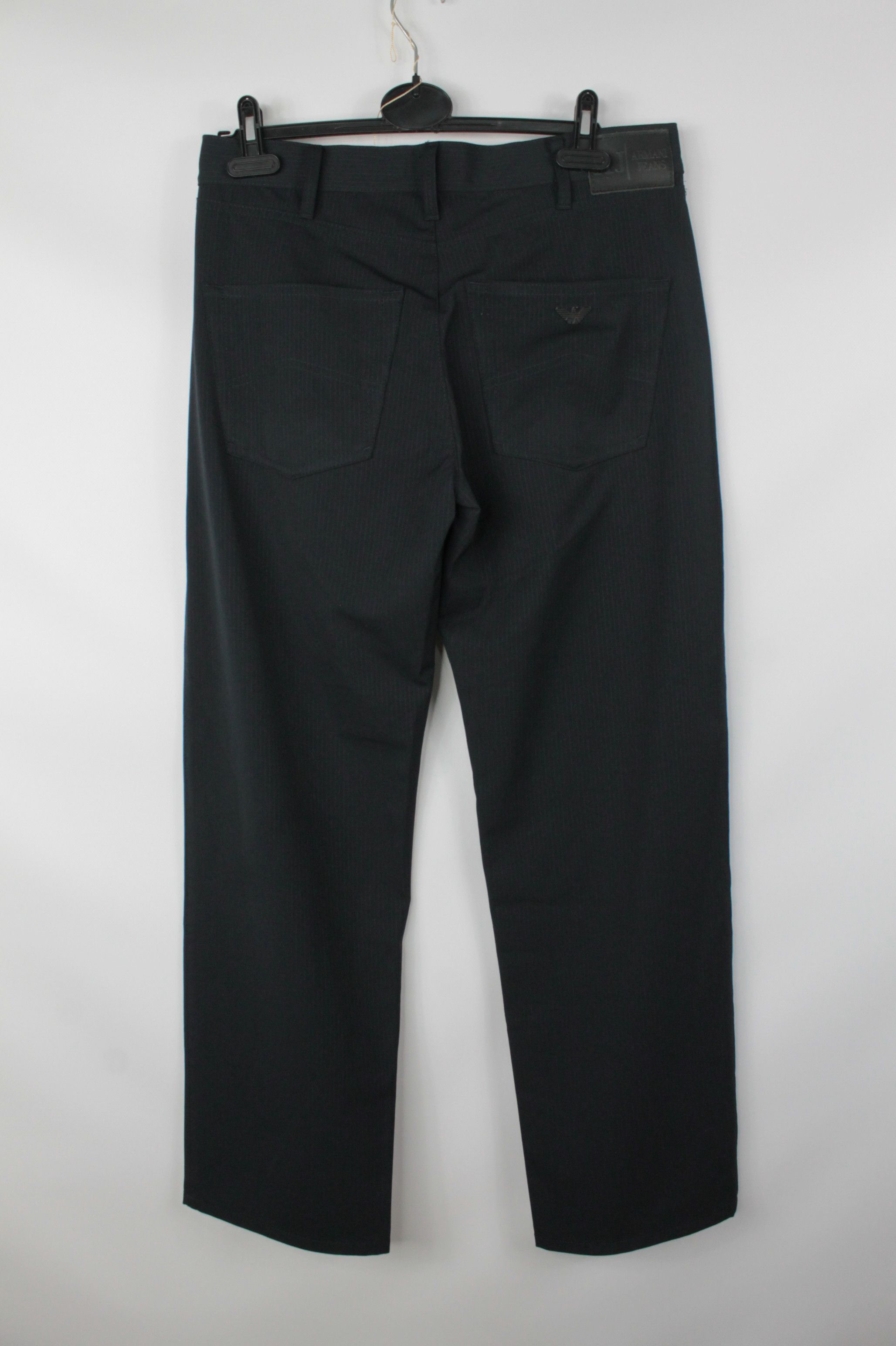 Armani Armani Jeans Comfort Fit Micro Strip Casual Formal Pants Size US 32 / EU 48 - 4 Thumbnail
