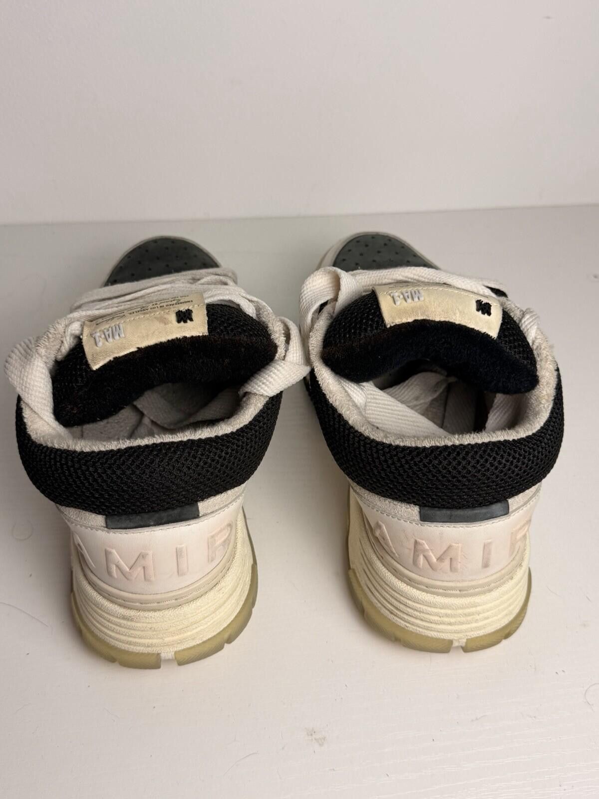 Amiri Amiri MA-1 Low-Top Sneakers Black/White SZ 8 Good Size US 8 / EU 41 - 4 Thumbnail
