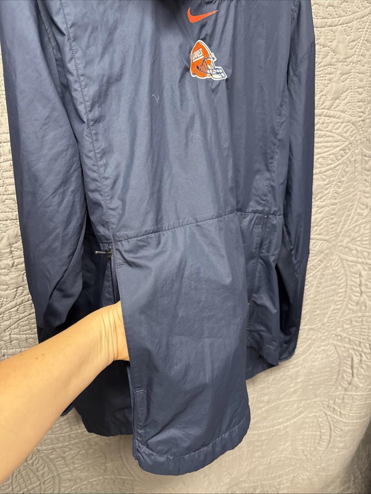 Nike Nike Lakes High School Football 1/2 Zip Windbreaker Jacket Size US XL / EU 56 / 4 - 6 Thumbnail