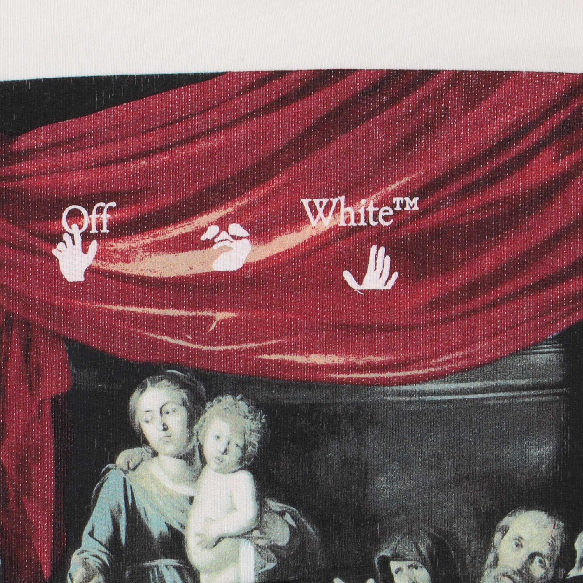 Off-White White Caravaggio Arrows Oversized Hoodie Size US XXS / EU 40 - 6 Thumbnail