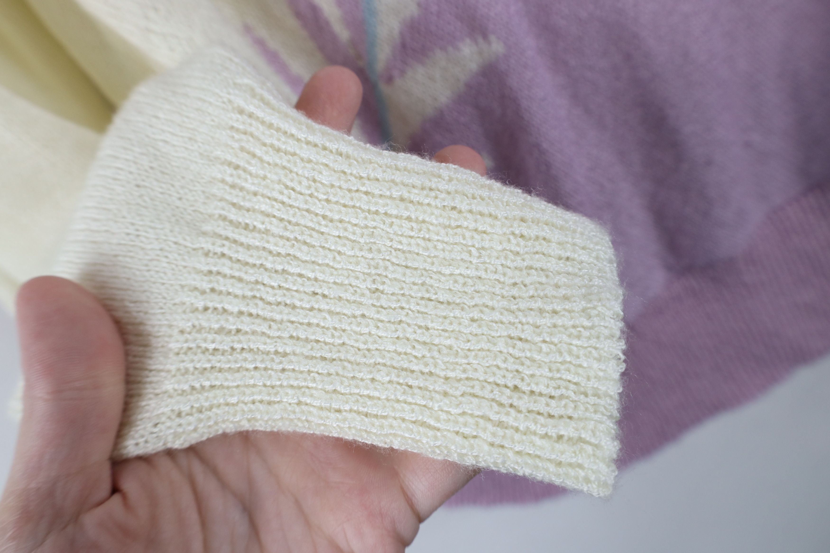 Vintage Vintage 70s 80s Mid Mod Loose Knit Nature Leaf Sweater Size L / US 10 / IT 46 - 7 Thumbnail