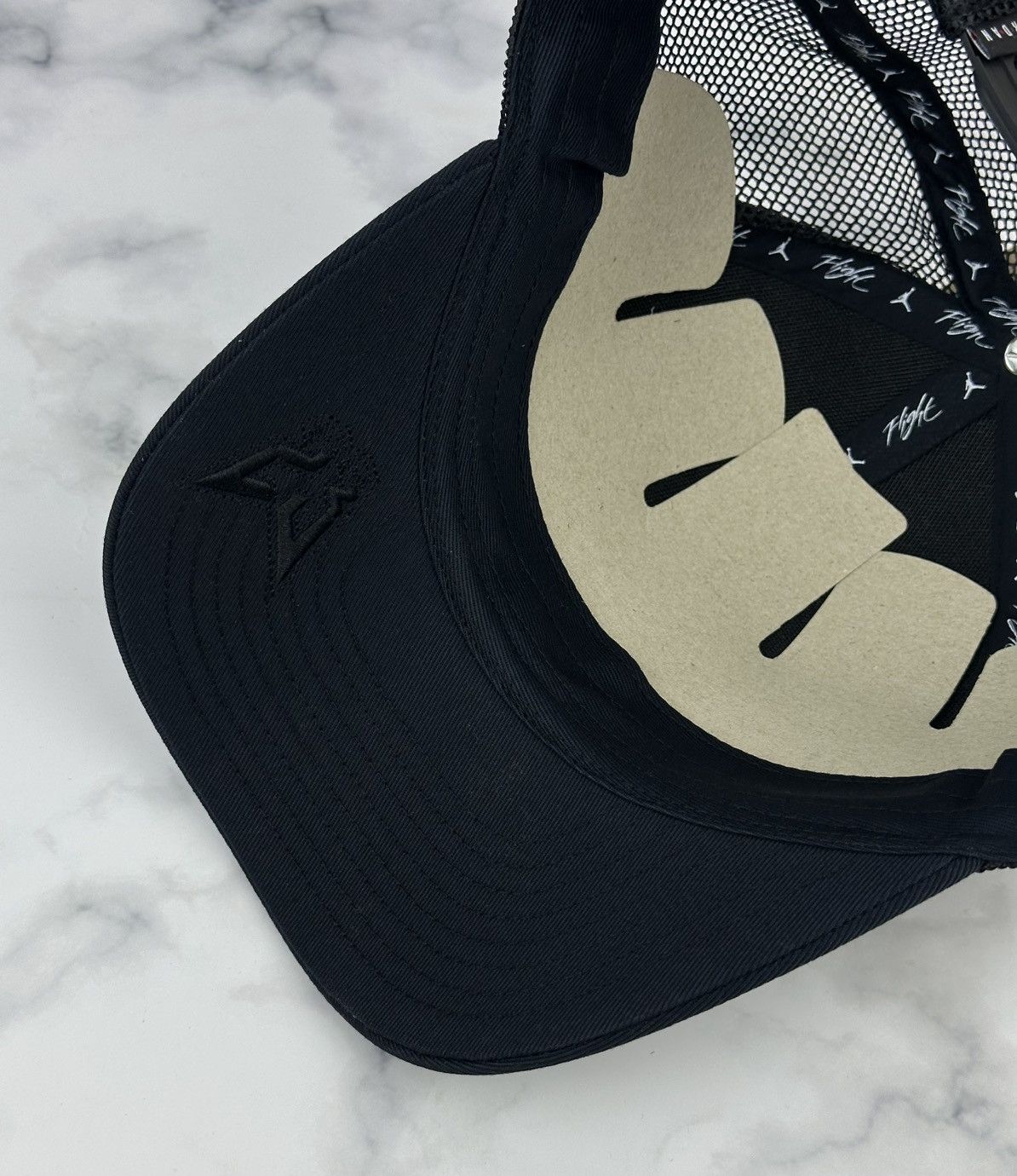Nike Nike Air Jordan Flight Rise Trucker Hat Mesh Curved Brim M/L Size ONE SIZE - 6 Thumbnail