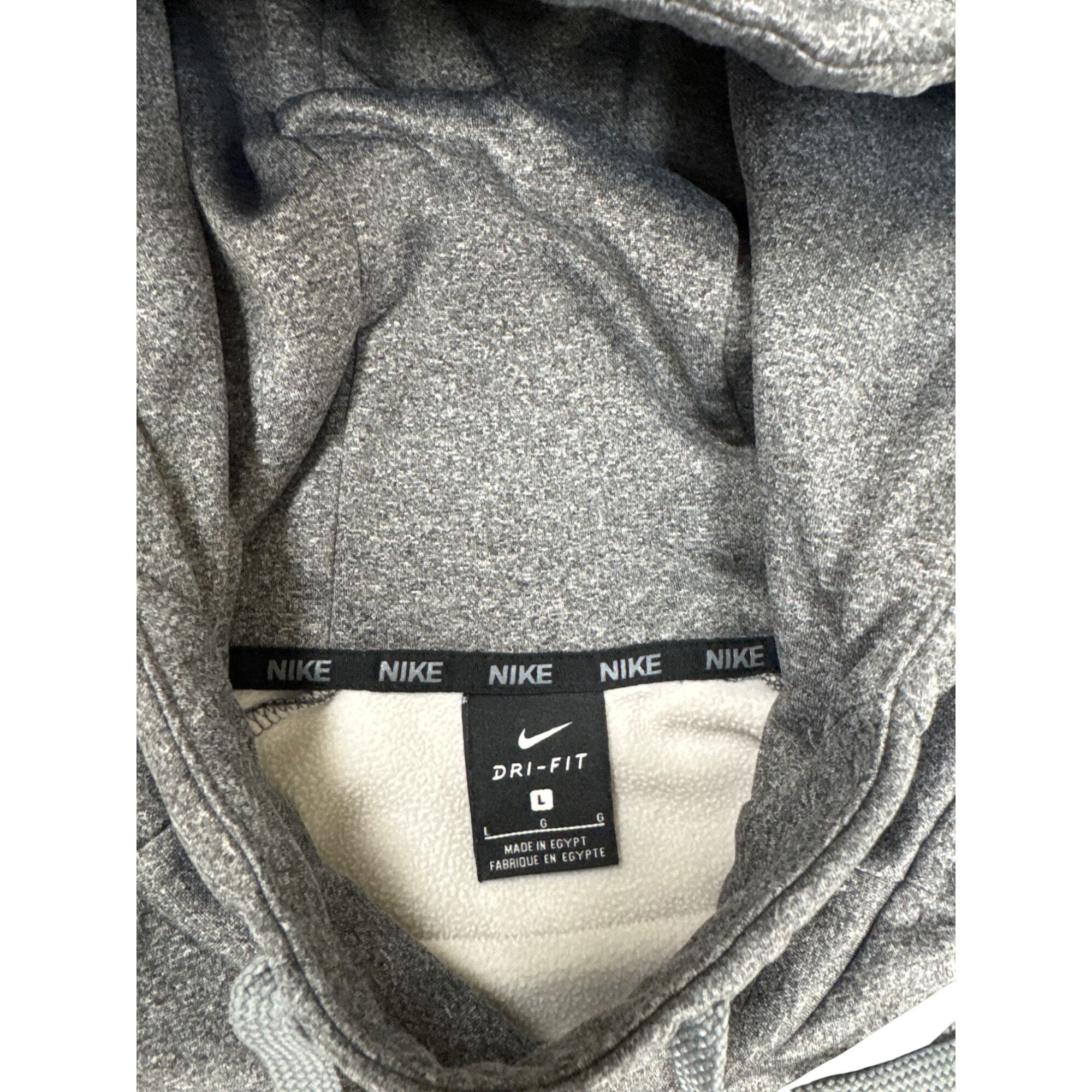 Nike Nike Dri-FIT Mens gray hoodie Sweatshirt size L SKU 7126 Size US L / EU 52-54 / 3 - 6 Thumbnail