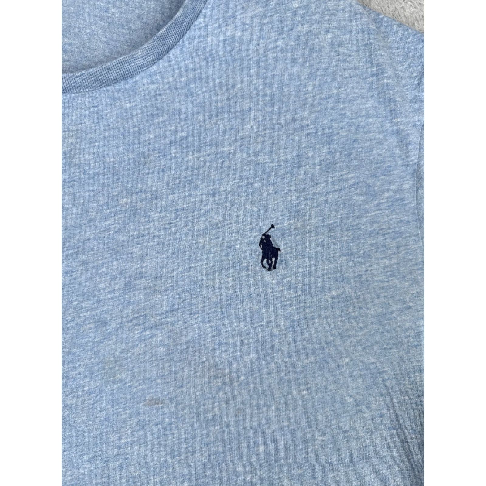 Ralph Lauren VINTAGE Ralph Lauren Polo Shirt Men XL Blue Cotton Jersey Embroidered Logo Slim Fit Crew Neck Short Sleeve 90s Sports Classic Designer Size US XL / EU 56 / 4 - 6 Thumbnail