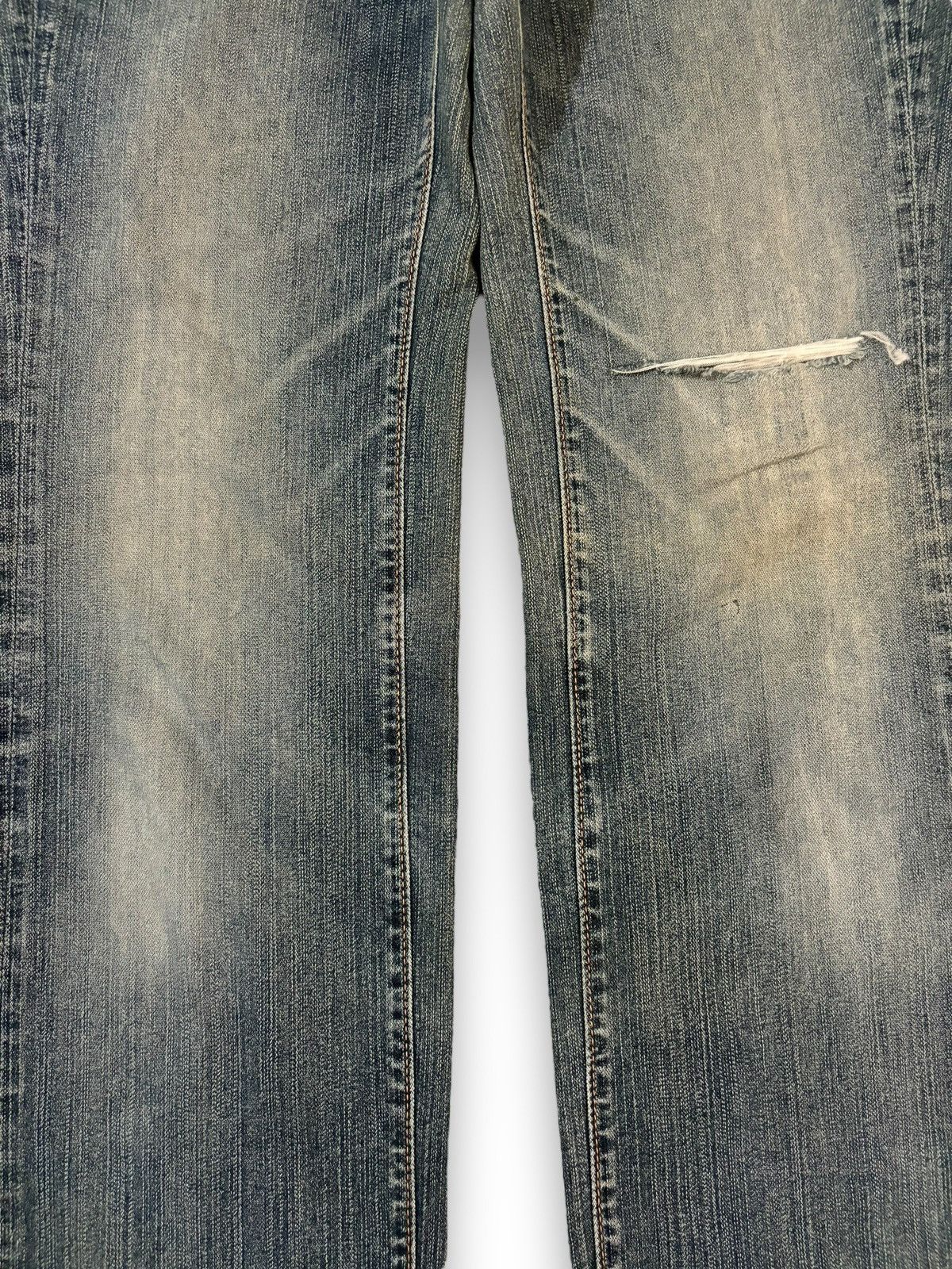 Japanese Brand Vintage Japanese Brand Mud Washed Loose Fit Distressed Jeans Size US 32 / EU 48 - 6 Thumbnail