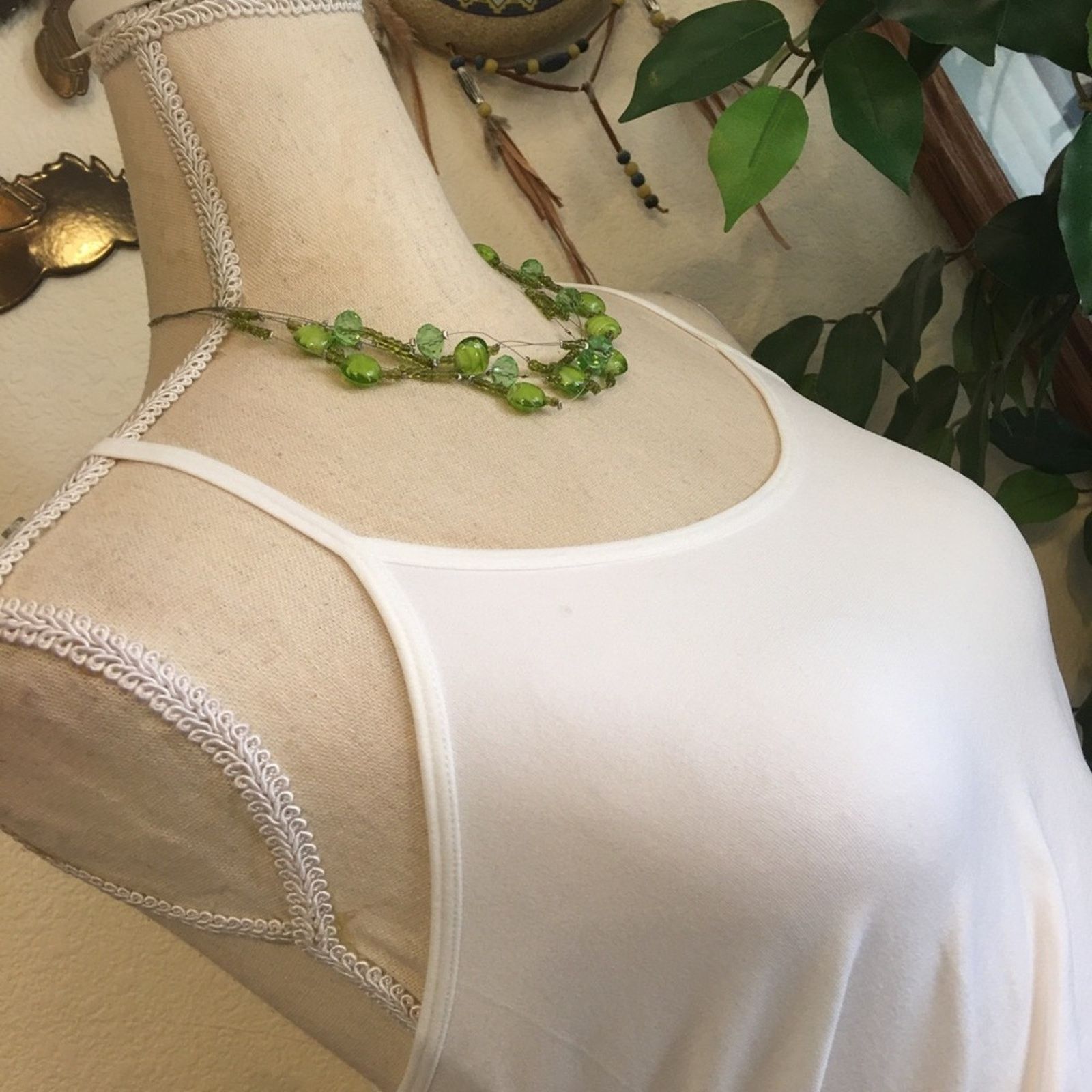 Vintage Vintage 90s multi strand beaded fish line necklace Size ONE SIZE - 2 Thumbnail