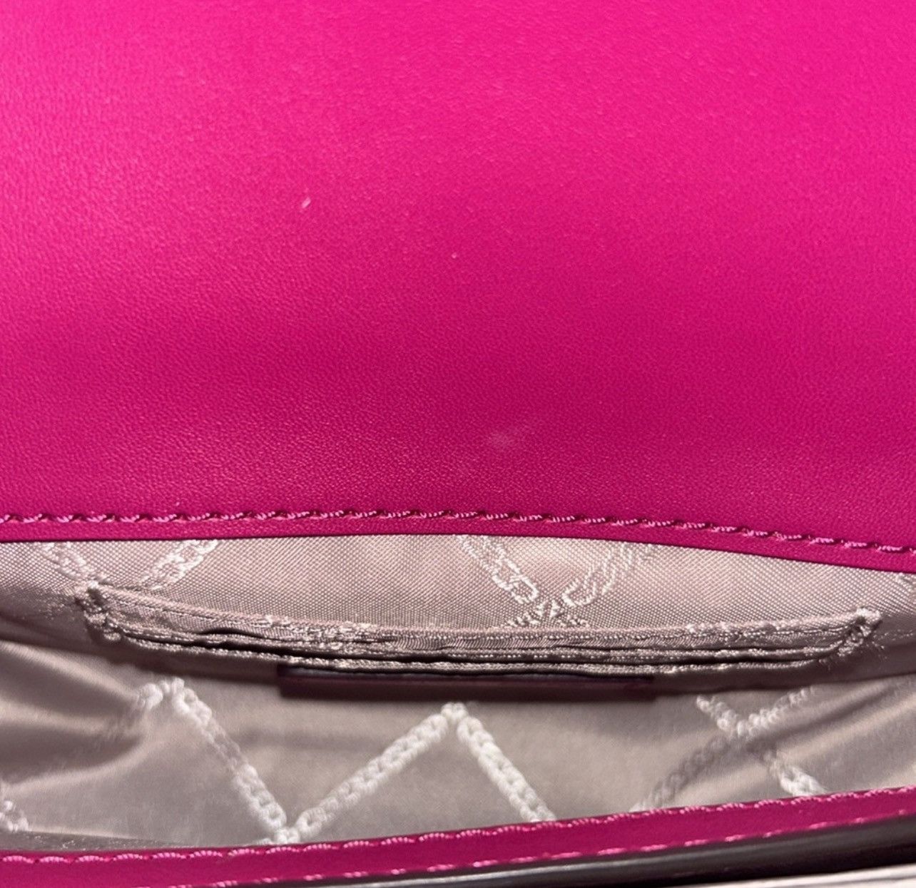 Michael Kors MICHAEL KORS Mila Leather Shoulder Sling Bag - Deep Fuchsia Size ONE SIZE - 6 Thumbnail