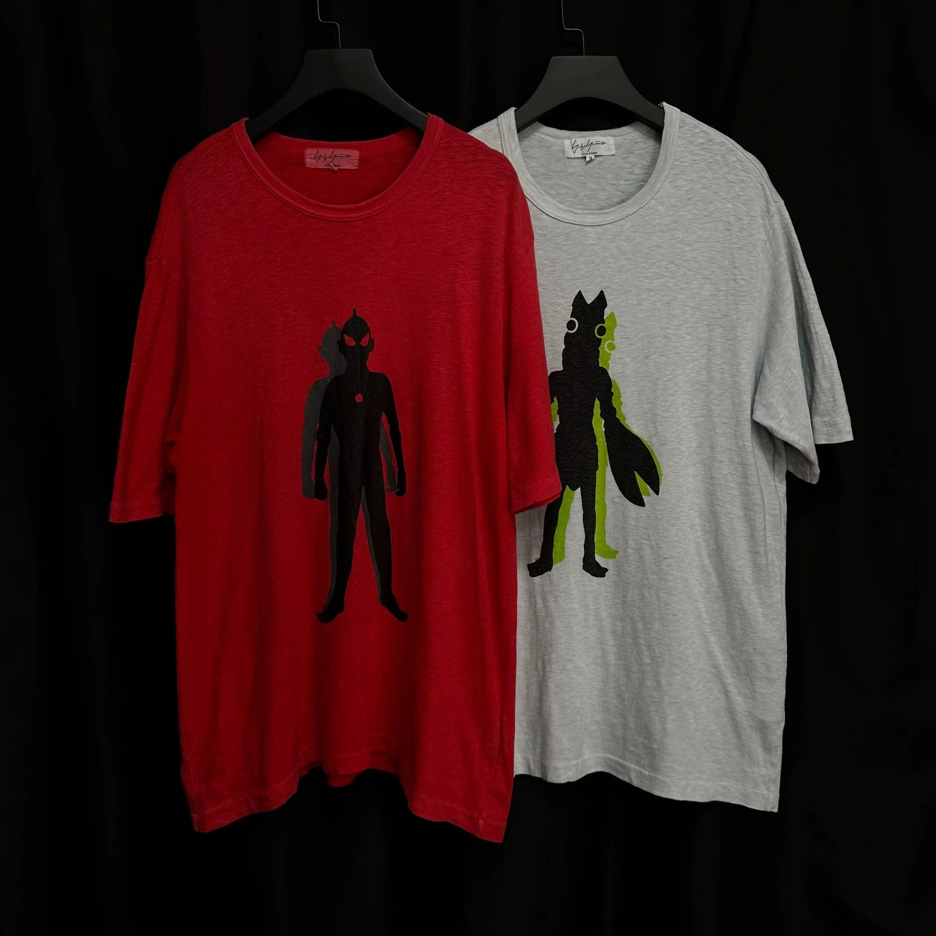 Yohji Yamamoto Yohji Yamamoto 05SS Baltan Starman Ultraman Short Tee Size US L / EU 52-54 / 3 - 7 Thumbnail