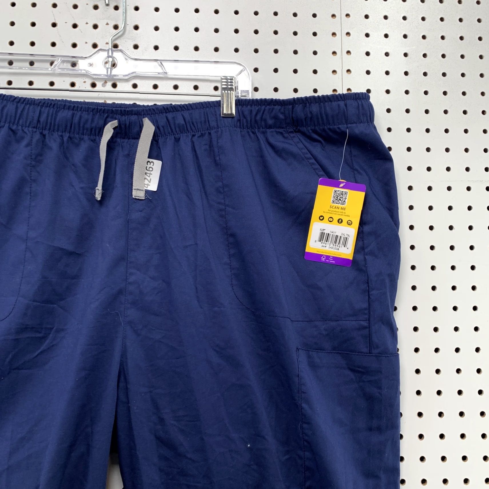 Vintage VINTAGE WonderWink Scrub Bottom Womens 3XL Blue Navy 44X33 Scrub Bottoms Womens 3XL Blue Size 36" / US 14 / IT 50 - 4 Thumbnail